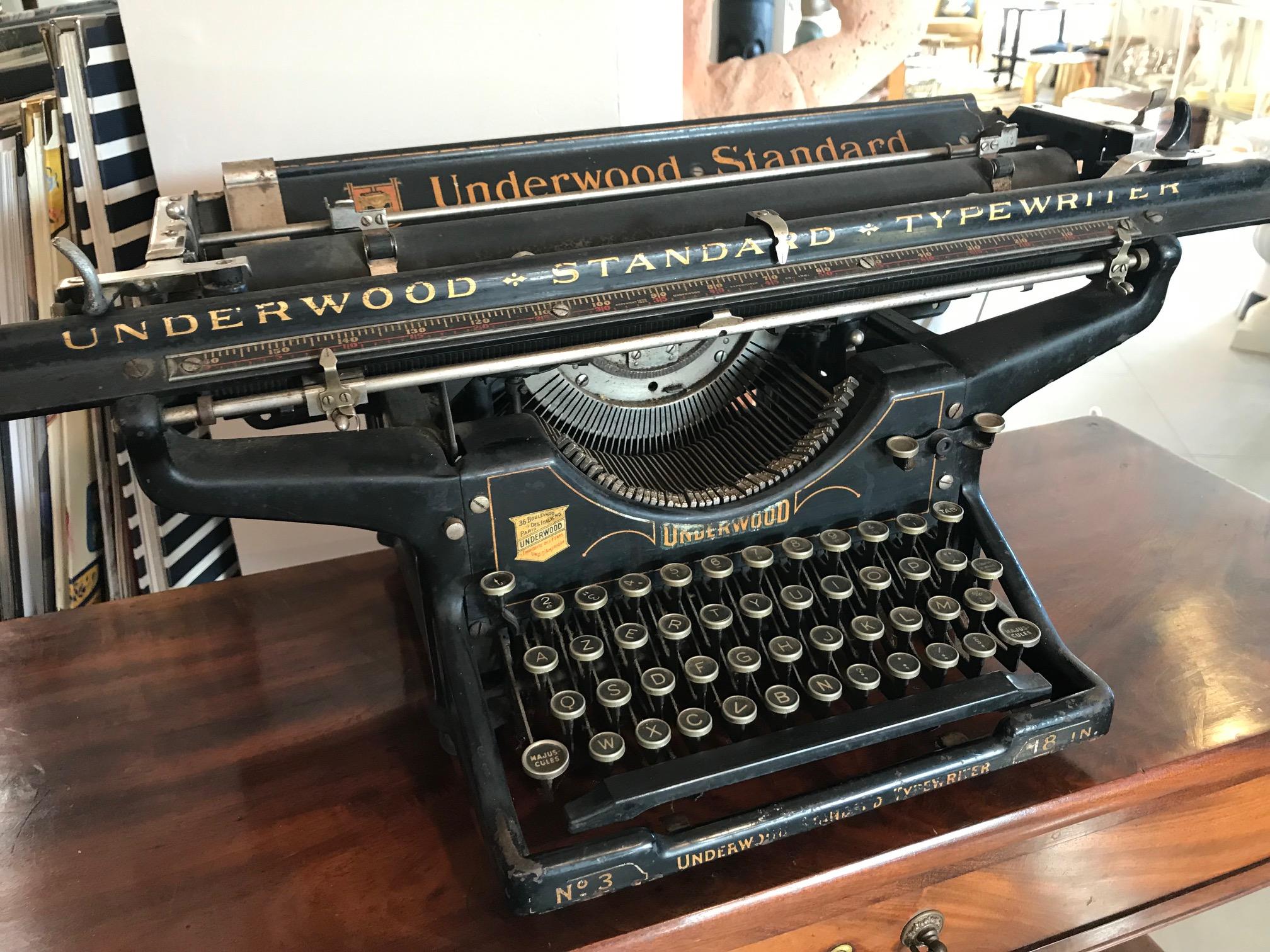 underwood typewriter price