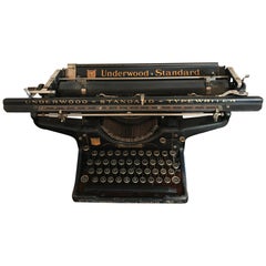 Early 20th century Metal Imported From USA Underwood Typewriter