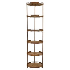 Early 20th century metal seed bulb rack for gardening