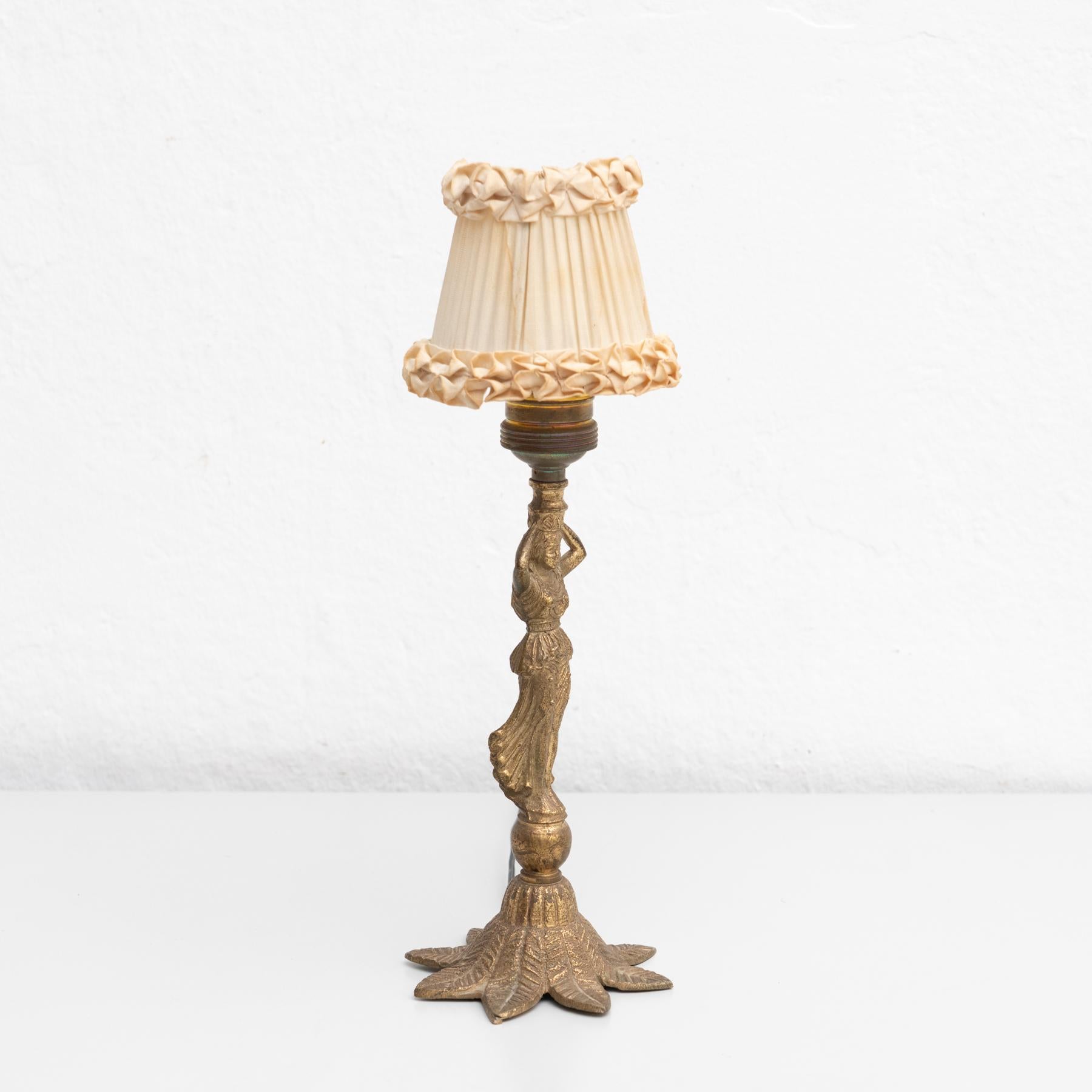 Early 20th Century Metal Table Lamp For Sale 5