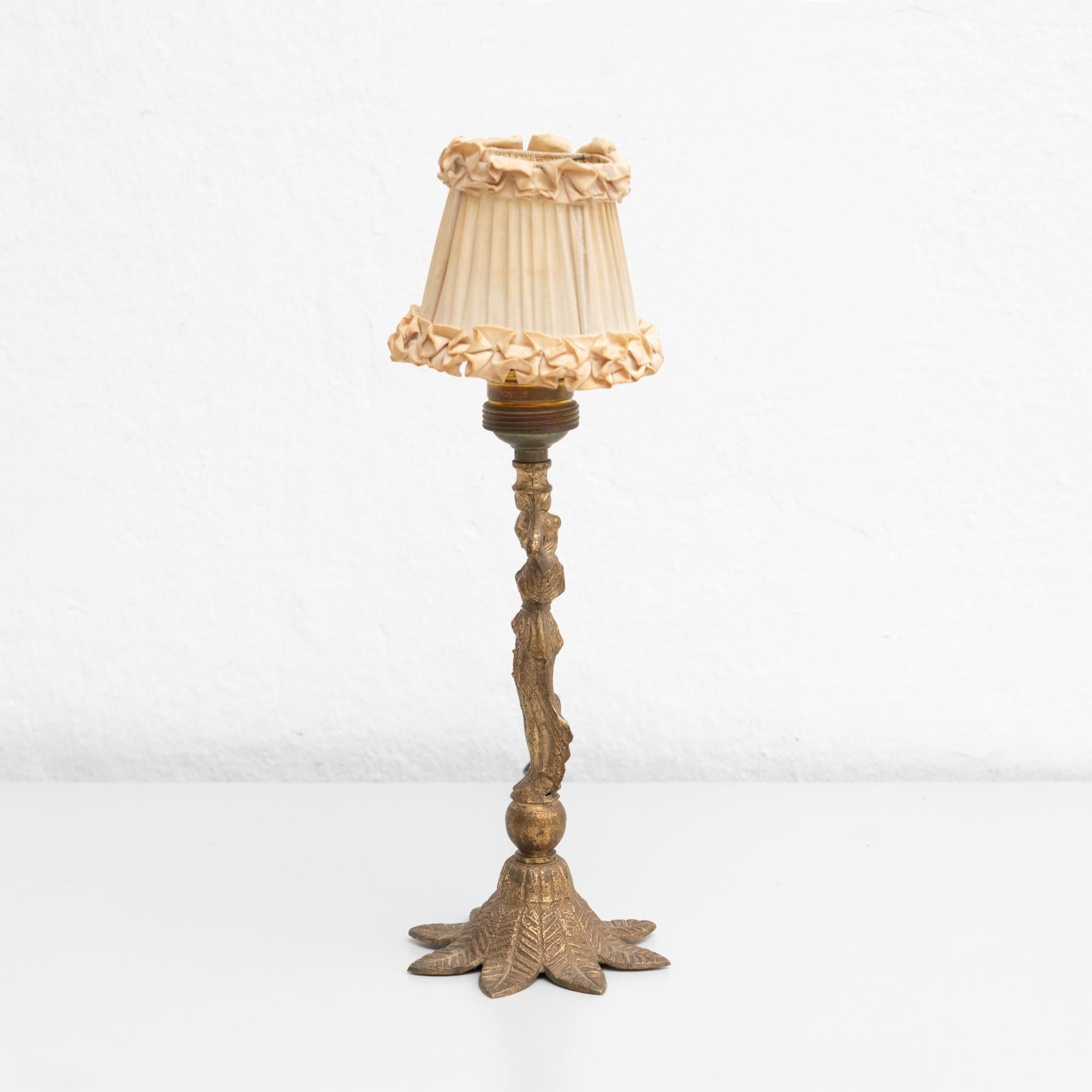 Early 20th Century Metal Table Lamp 7