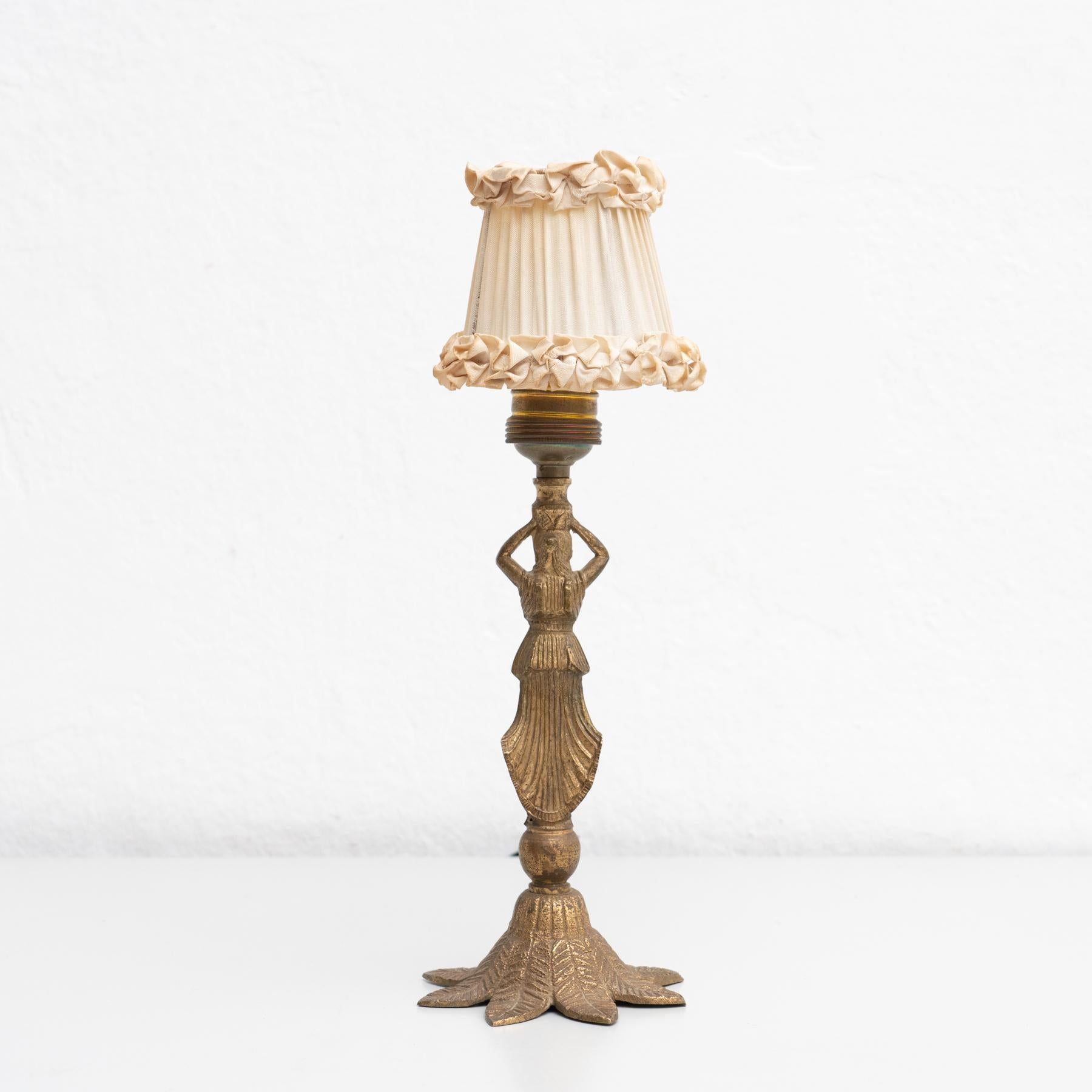 Early 20th Century Metal Table Lamp 8