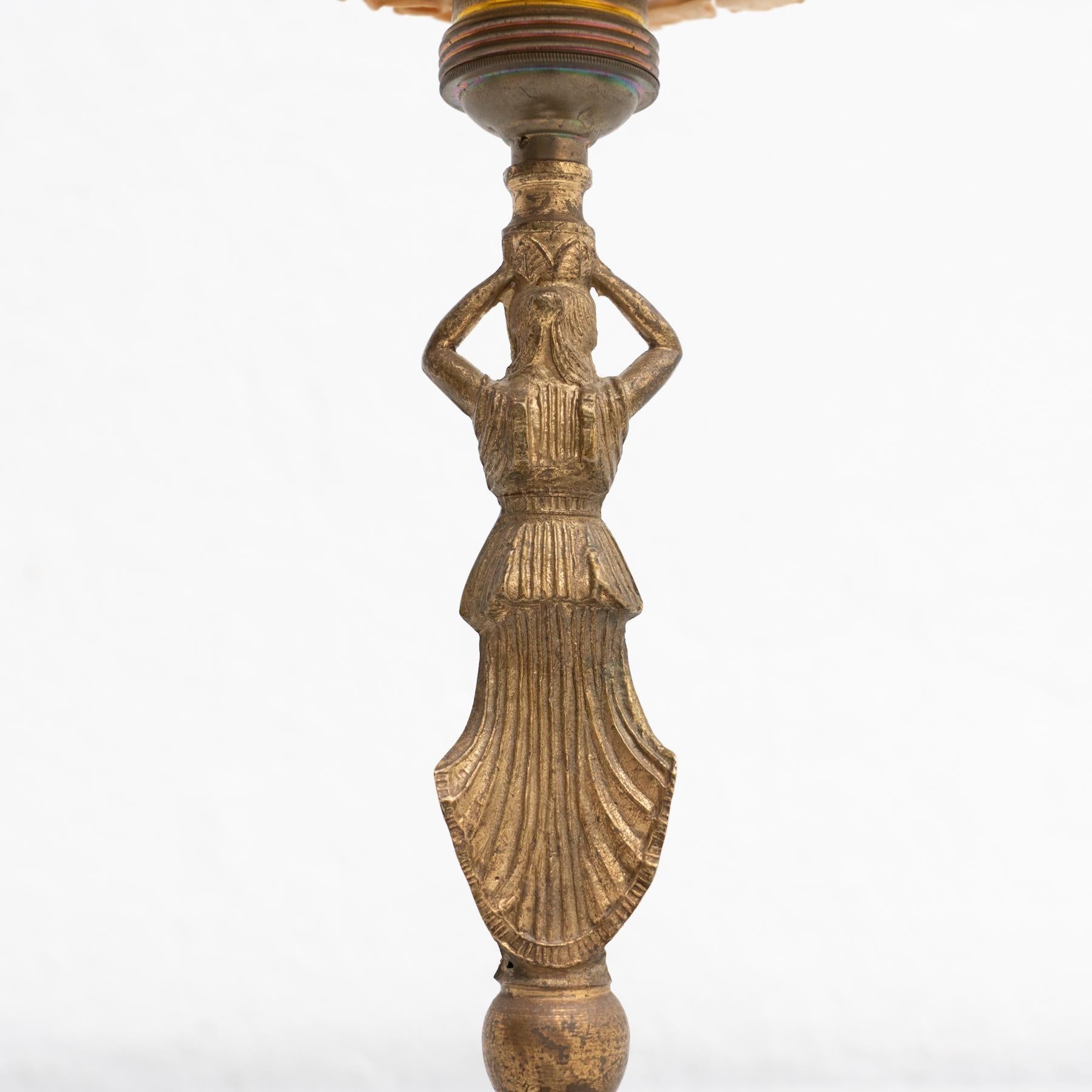 Early 20th Century Metal Table Lamp 9