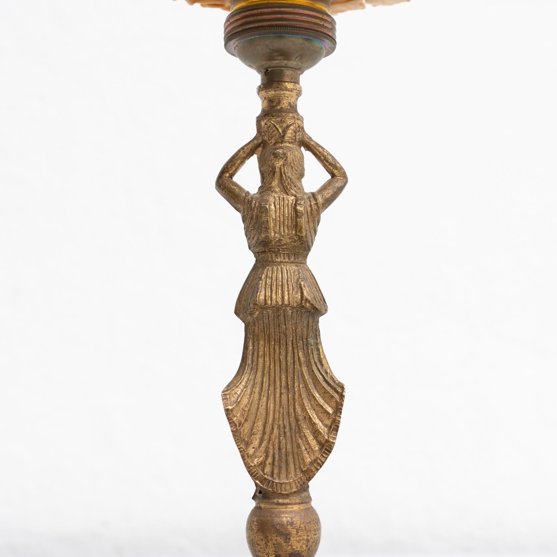 Early 20th Century Metal Table Lamp For Sale 8