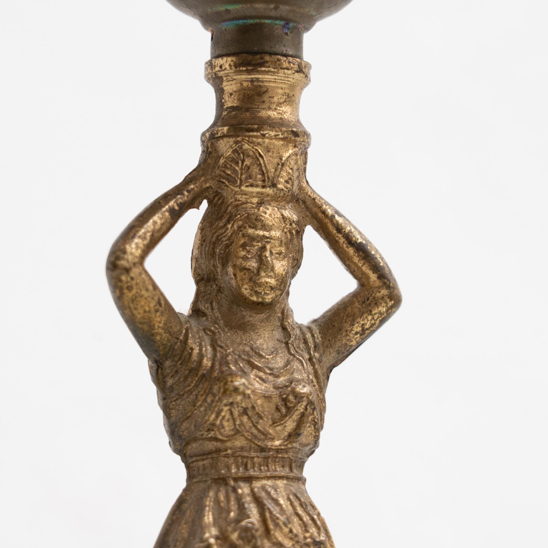 Early 20th Century Metal Table Lamp 1