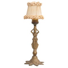 Early 20th Century Metal Table Lamp