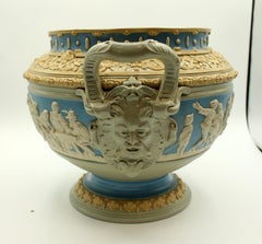 Early 20th Century Mettlach Stoneware Punch Bowl