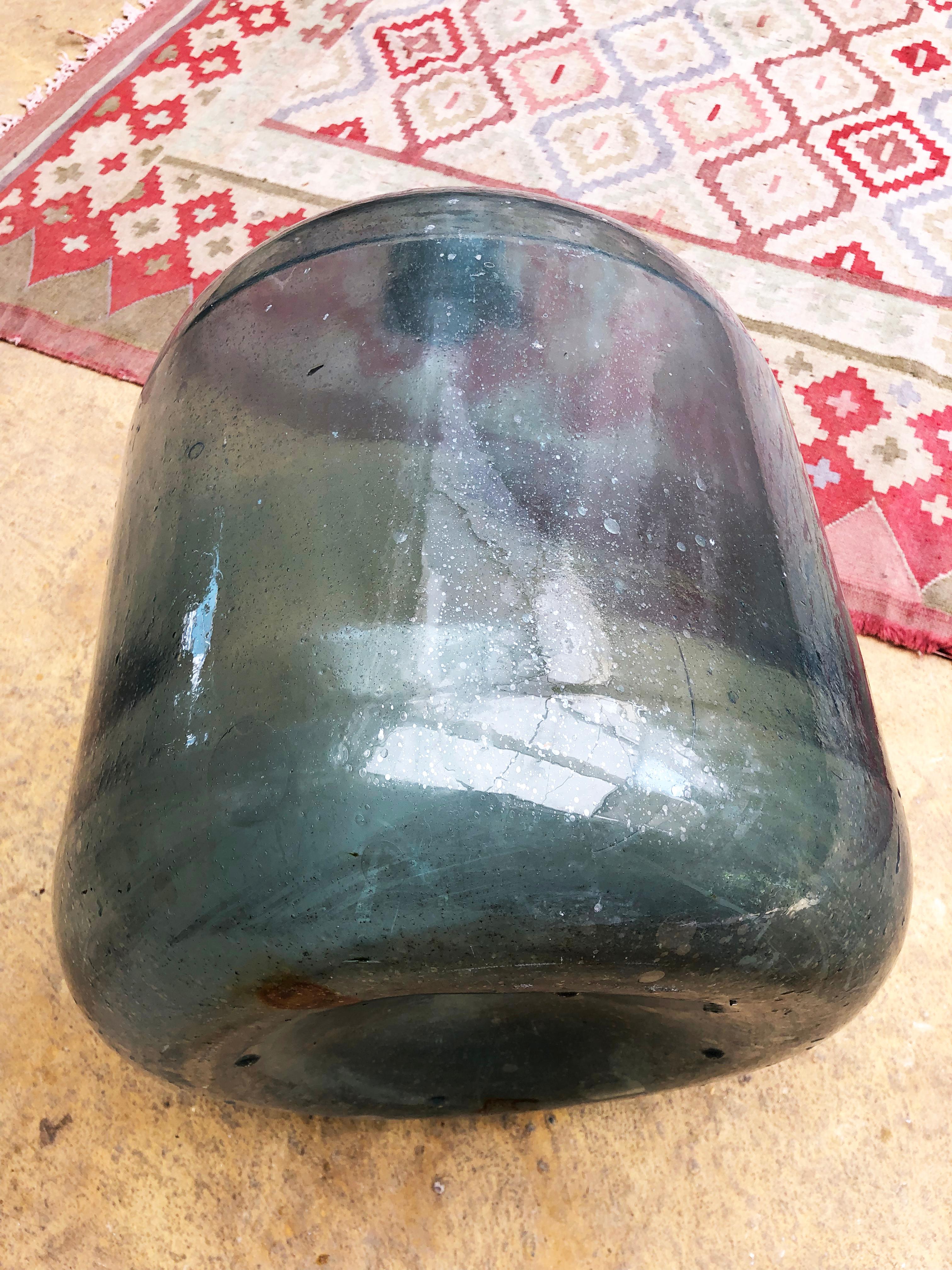 Early 20th Century Mexican Tequila Glass Carboy 1