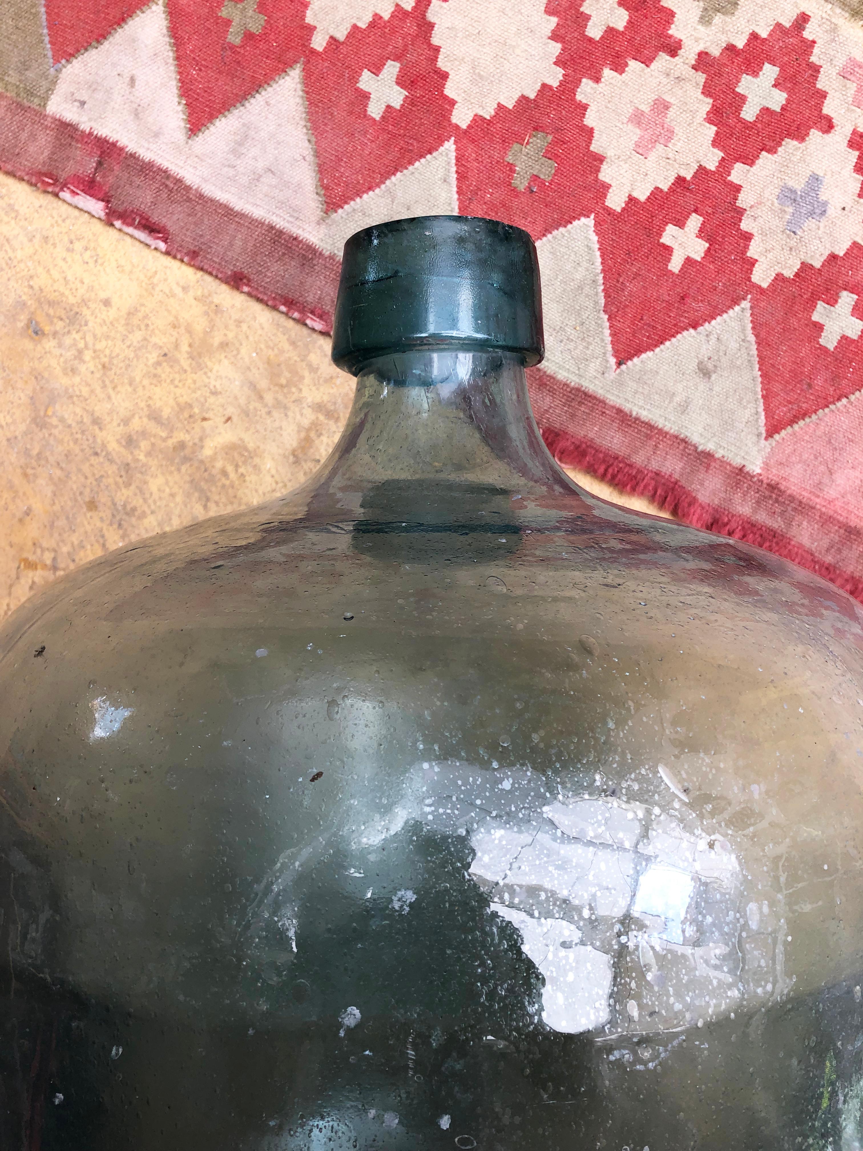 Early 20th Century Mexican Tequila Glass Carboy 2