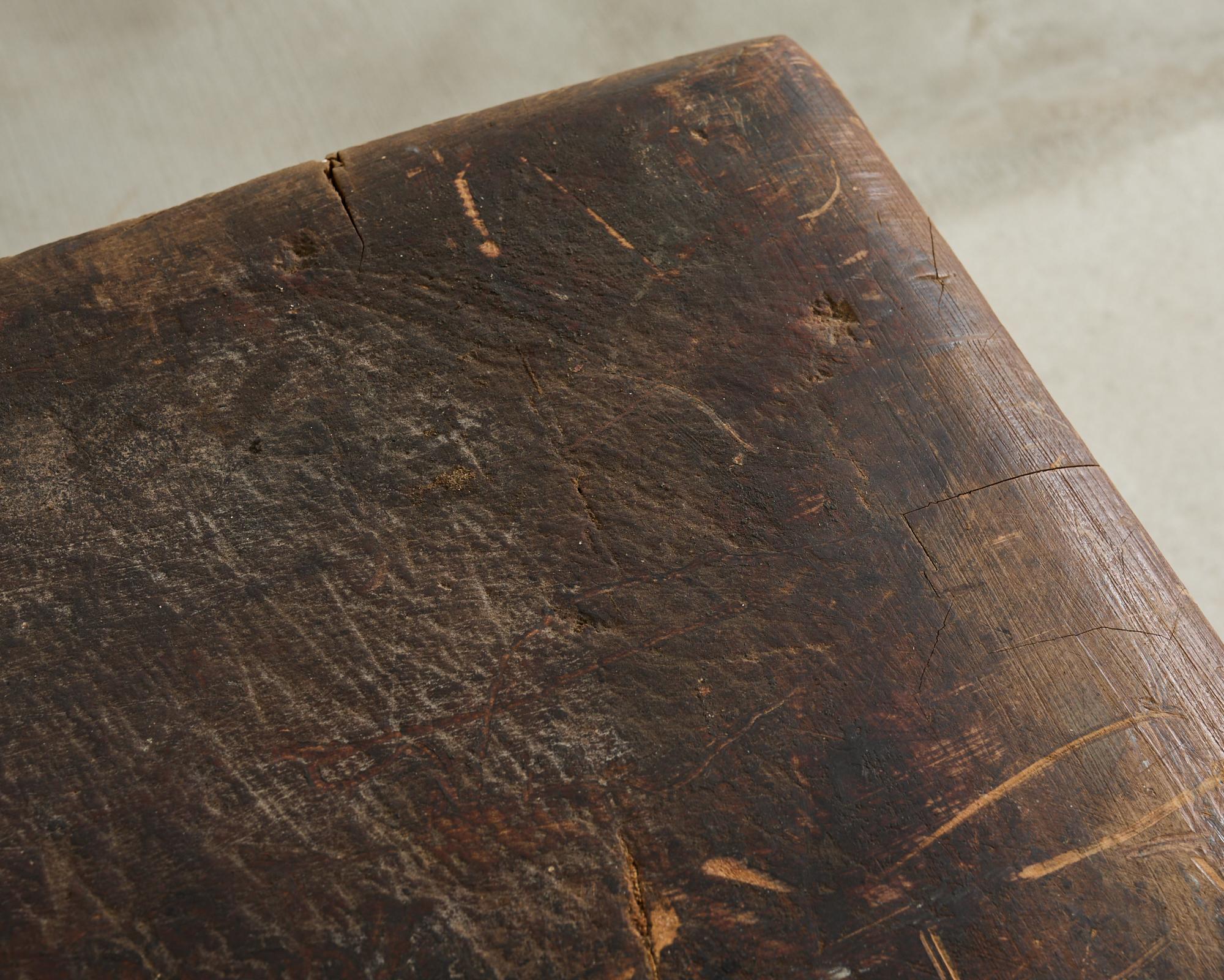Early 20th Century Michigan Maple Butcher Block Table 5