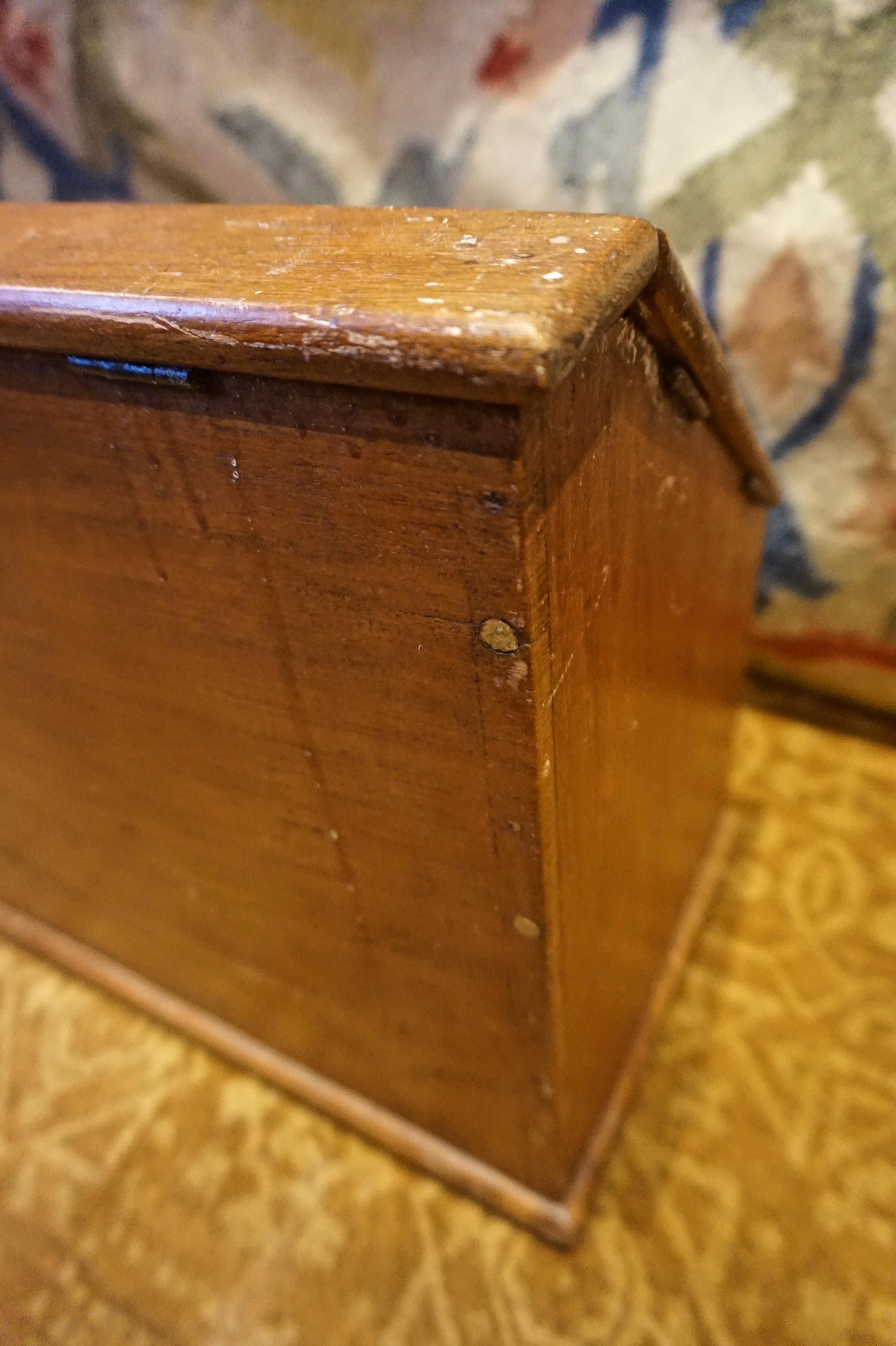 Early 20th Century Military Campaign Desk Correspondence Box 7