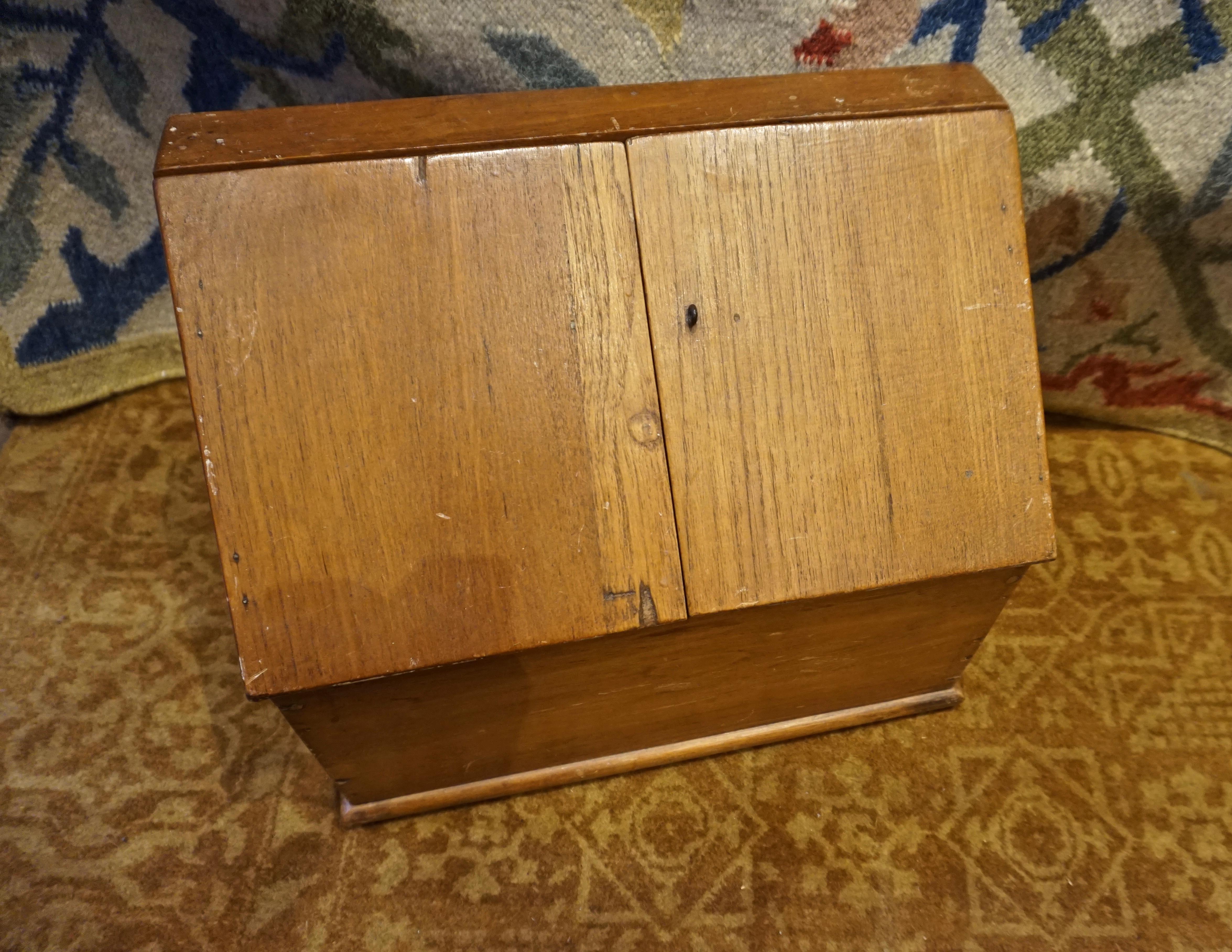 British Indian Ocean Territory Early 20th Century Military Campaign Desk Correspondence Box