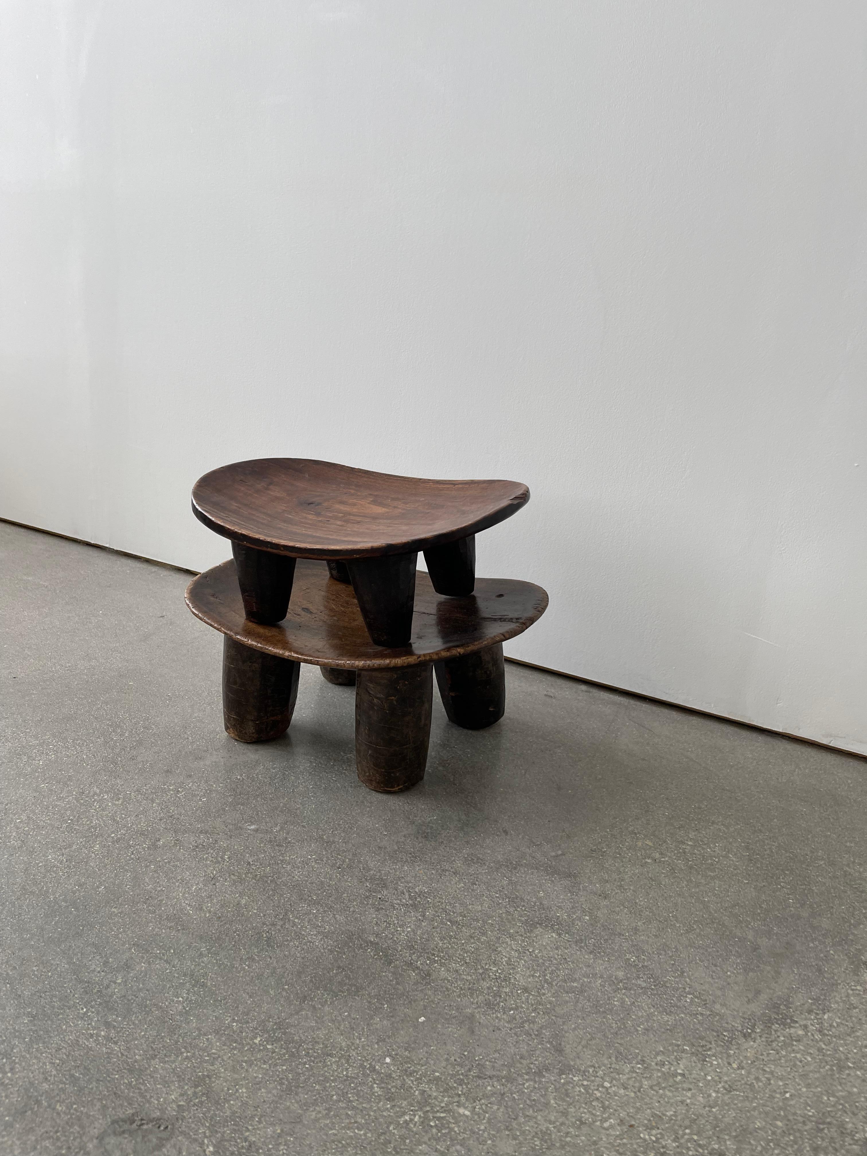 Early 20th Century Mini Wooden Senufo Stool 4
