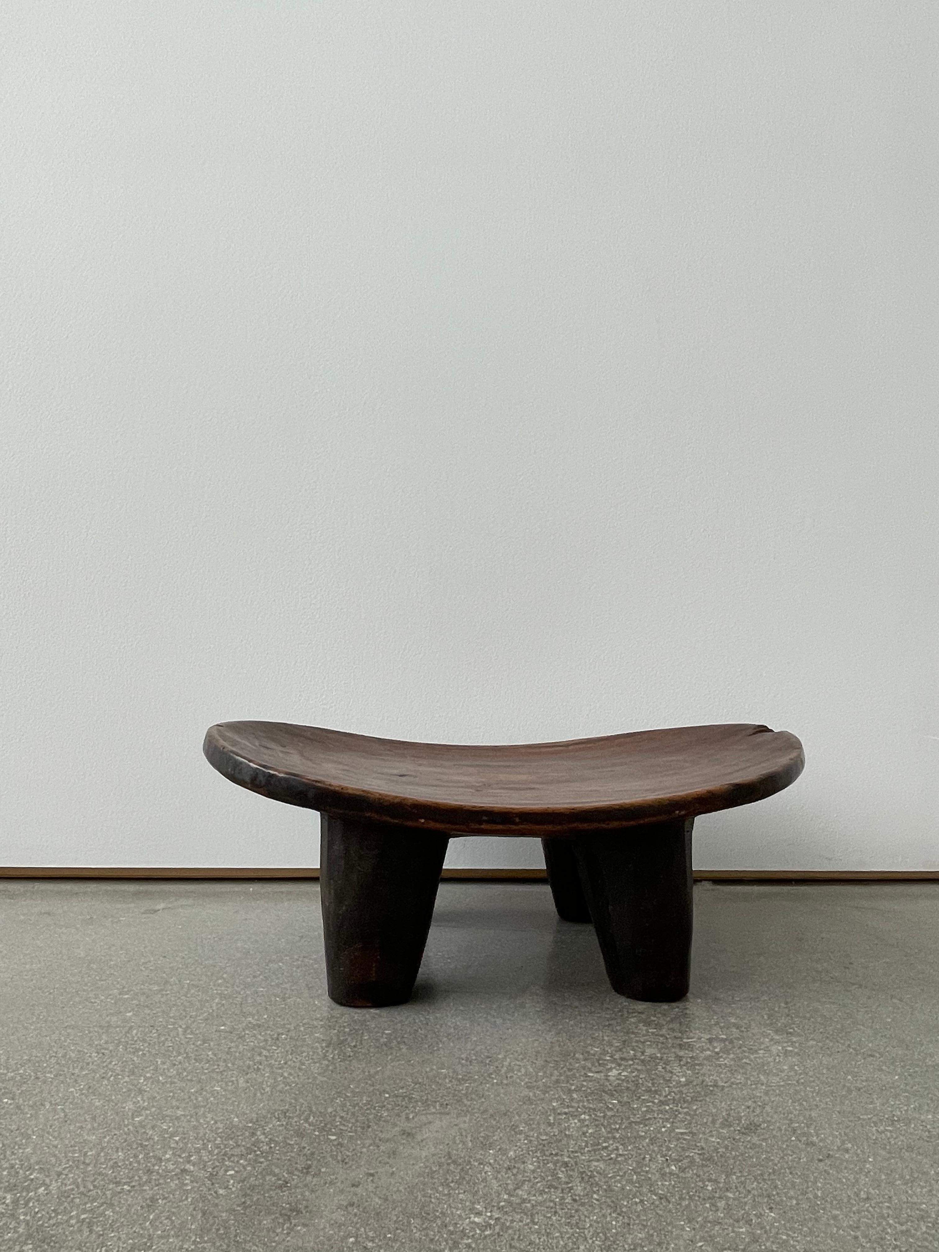 Hand-Carved Early 20th Century Mini Wooden Senufo Stool