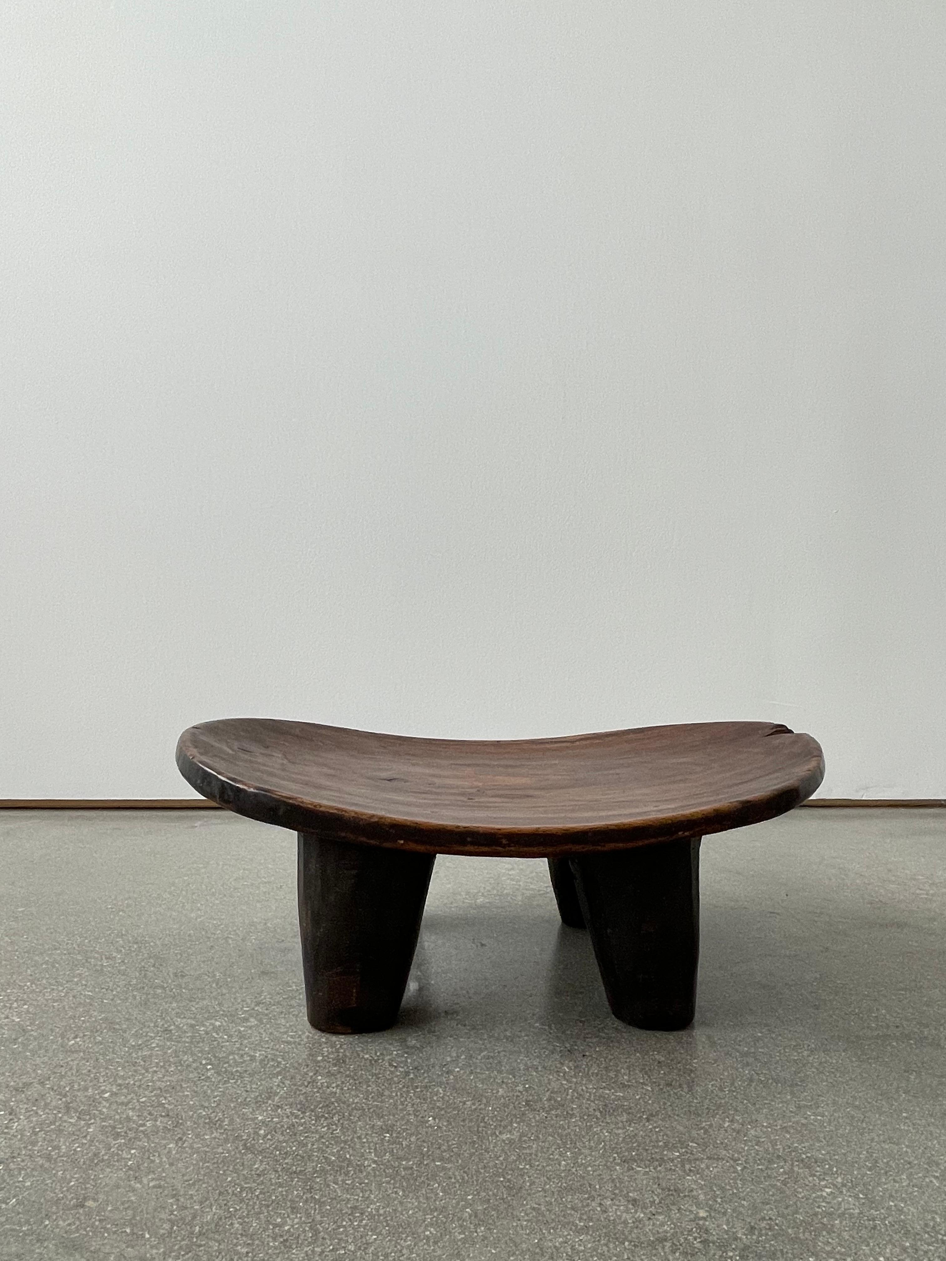 Early 20th Century Mini Wooden Senufo Stool 1