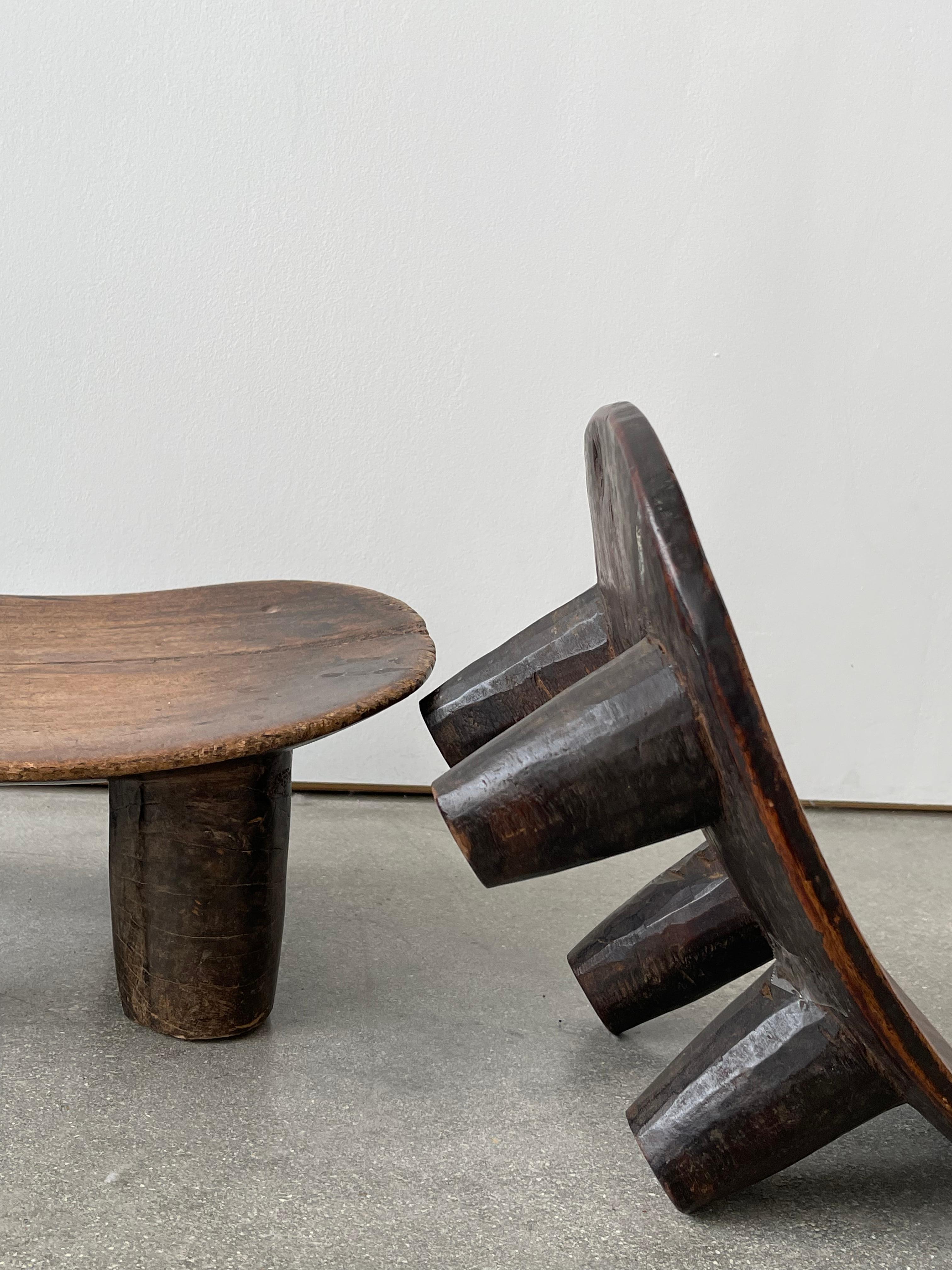 Early 20th Century Mini Wooden Senufo Stool 2