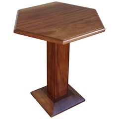 Antique Early 20th Century Mint Condition Mahogany Art Deco End Table / Coffee Table