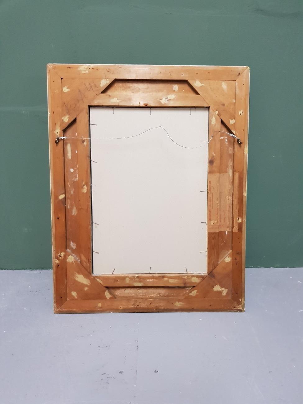 Early 20th Century Mirror in a Capital Gilded Frame In Good Condition For Sale In Raalte, NL