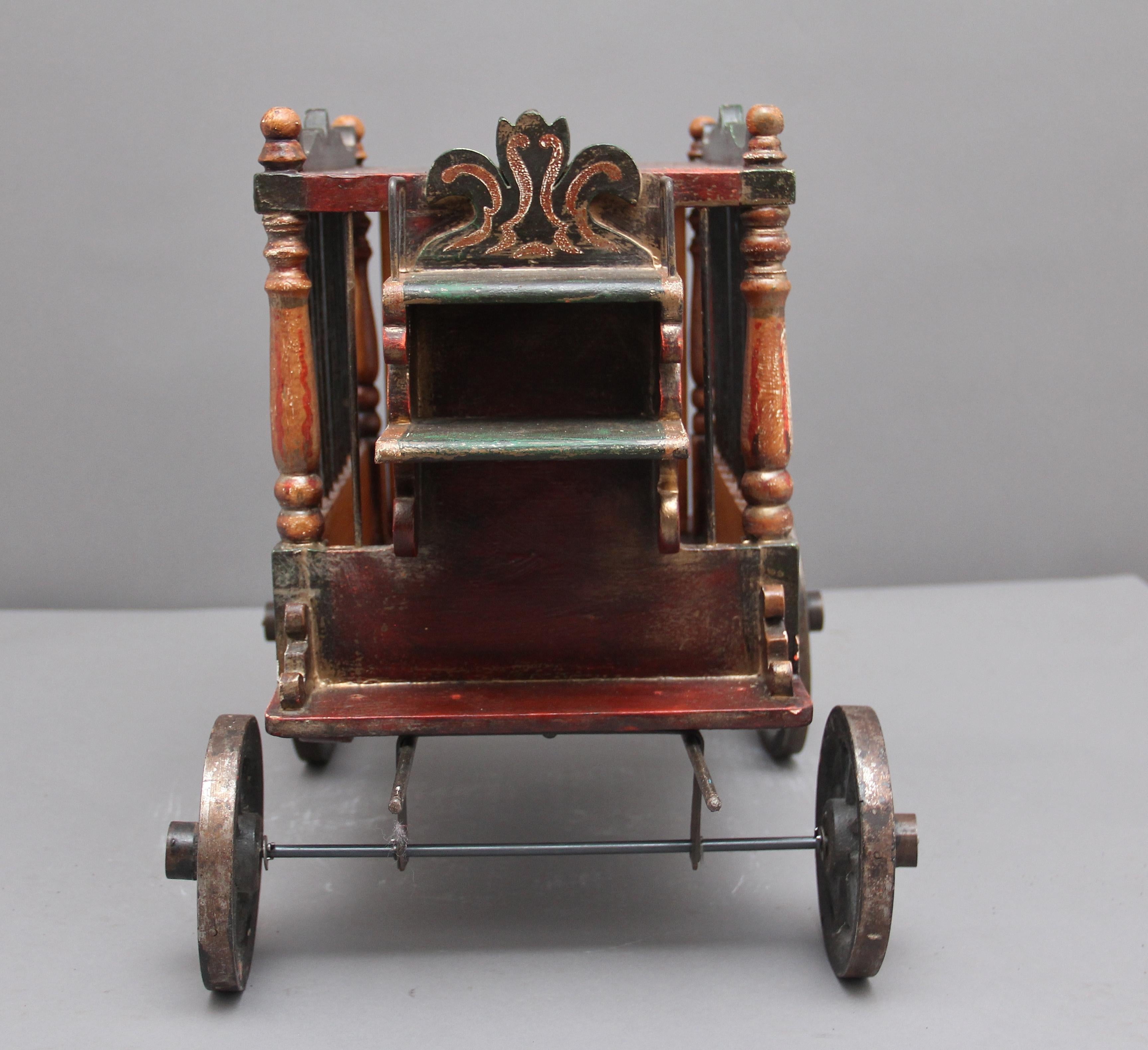 Early 20th Century Model of a Circus Wagon 1