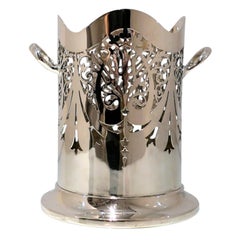 Early 20th Century Modern George V Sterling Silver Siphon Stand Birmingham, 1930