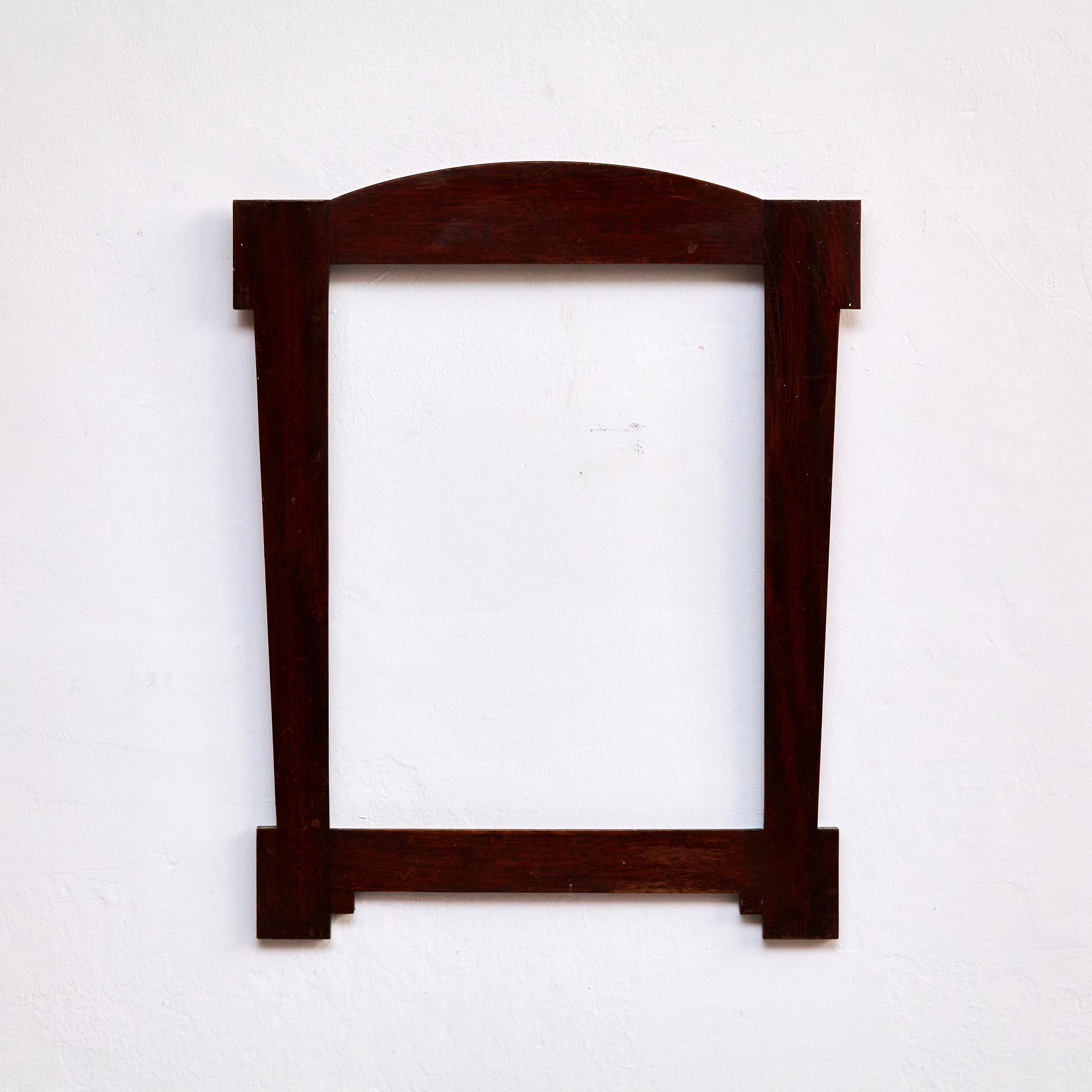 Mid-Century Modern Early 20th Century Modern Wood Frame, circa 1940 For Sale