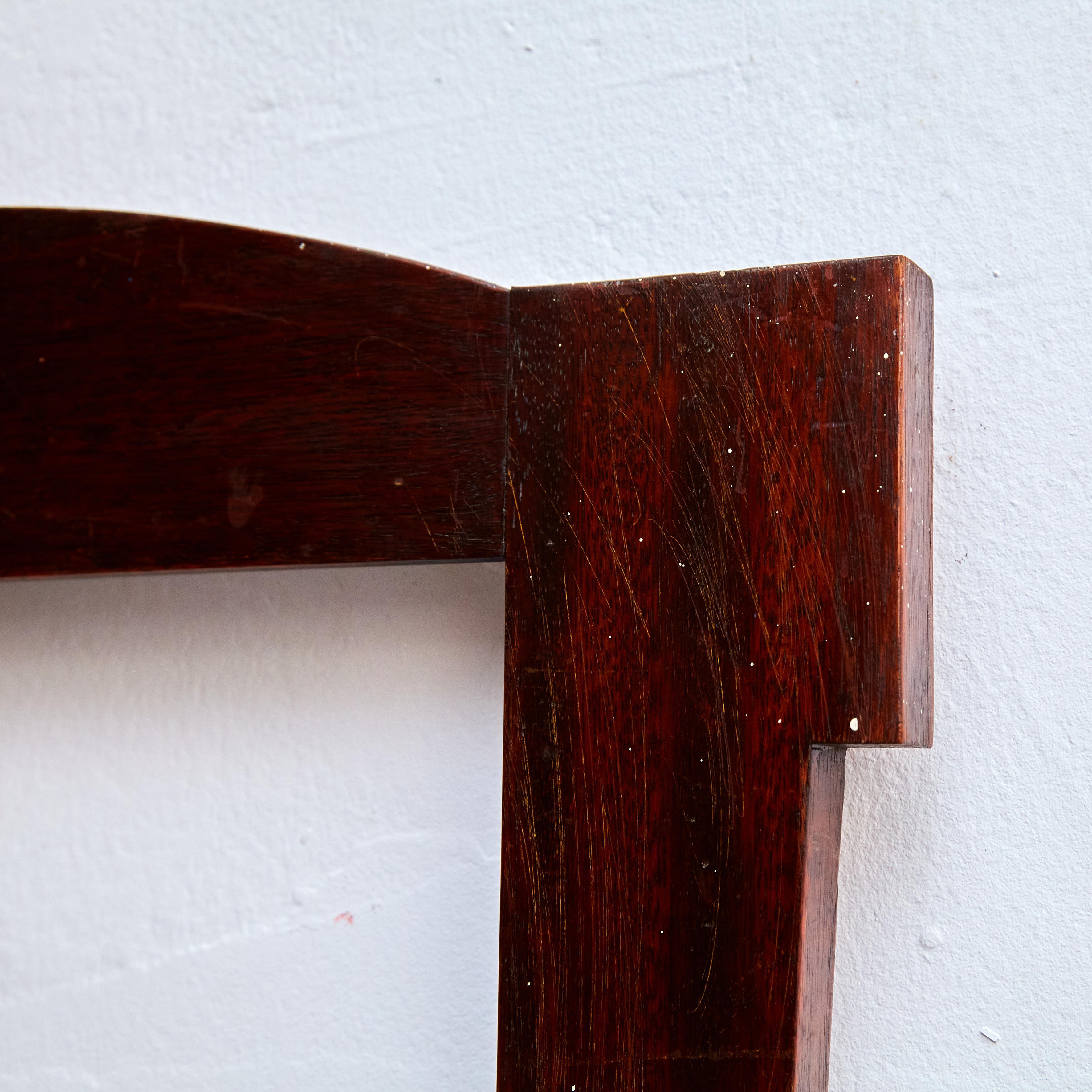 Early 20th Century Modern Wood Frame, circa 1940 In Good Condition For Sale In Barcelona, ES