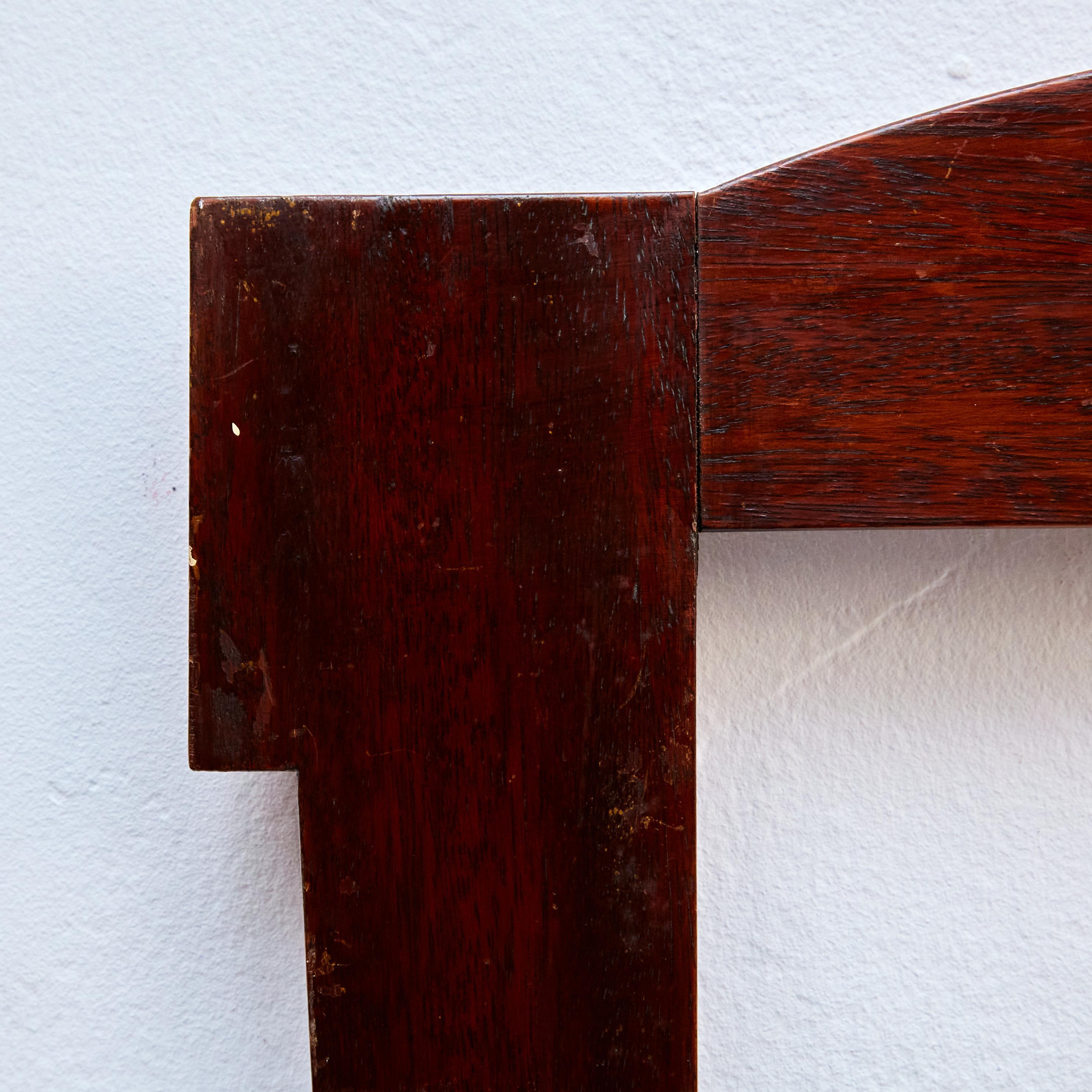 Early 20th Century Modern Wood Frame, circa 1940 For Sale 3
