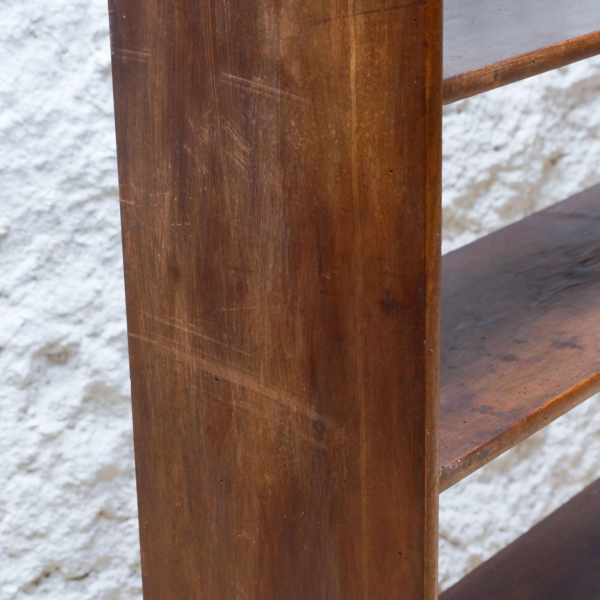 Early 20th Century Modernist Walnut Shelves 6