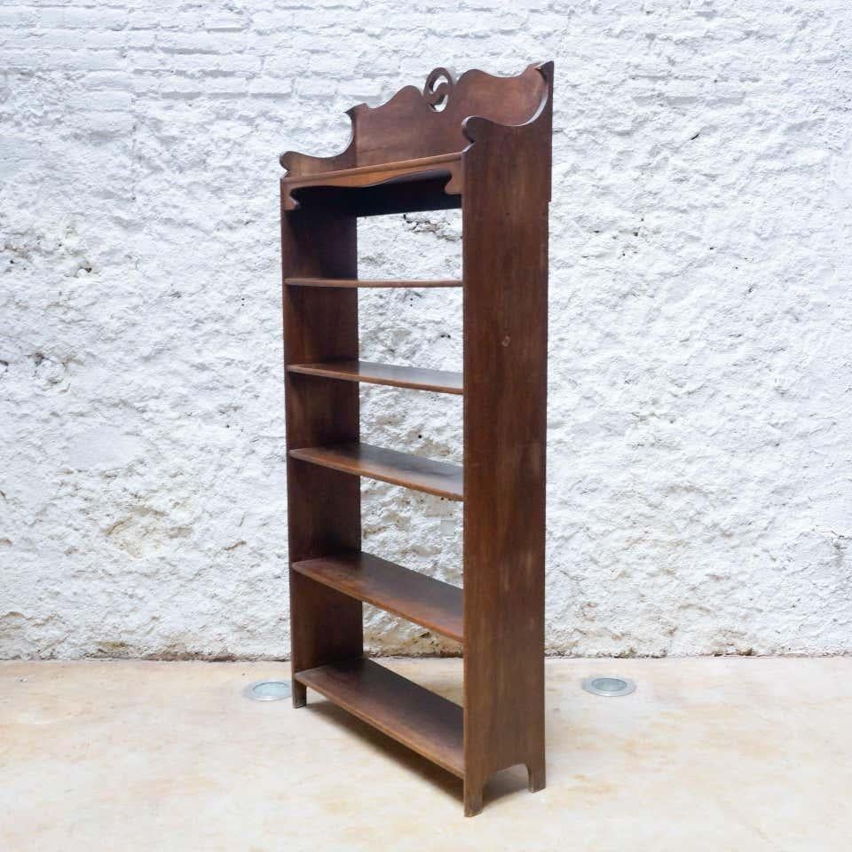 Arts and Crafts Early 20th Century Modernist Walnut Shelves For Sale