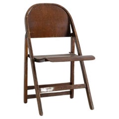Used Early 20th Century Molded Plywood Folding Chair