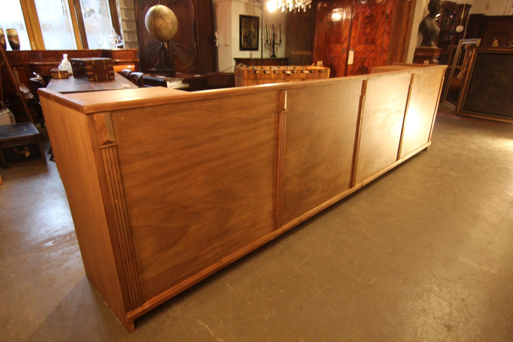 Early 20th Century Monumental French Bakery Counter or Sideboard 14