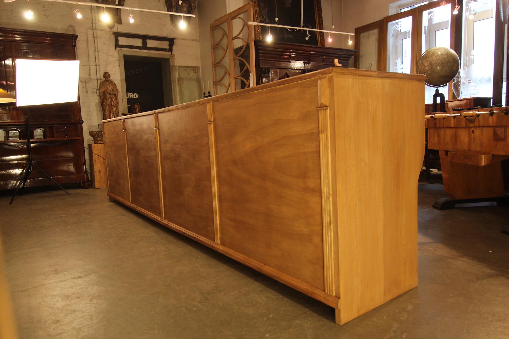 Early 20th Century Monumental French Bakery Counter or Sideboard 16