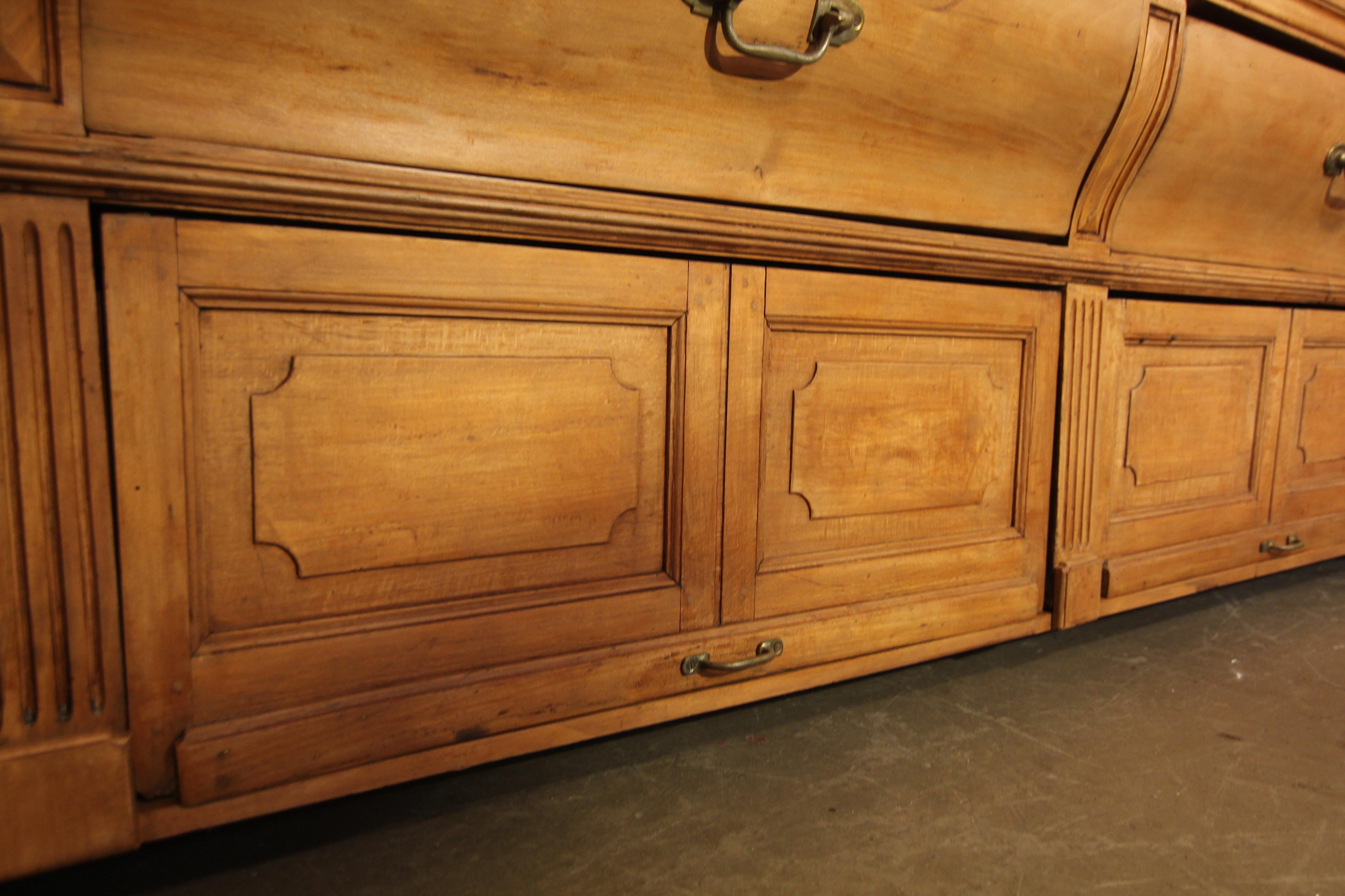 Early 20th Century Monumental French Bakery Counter or Sideboard 3
