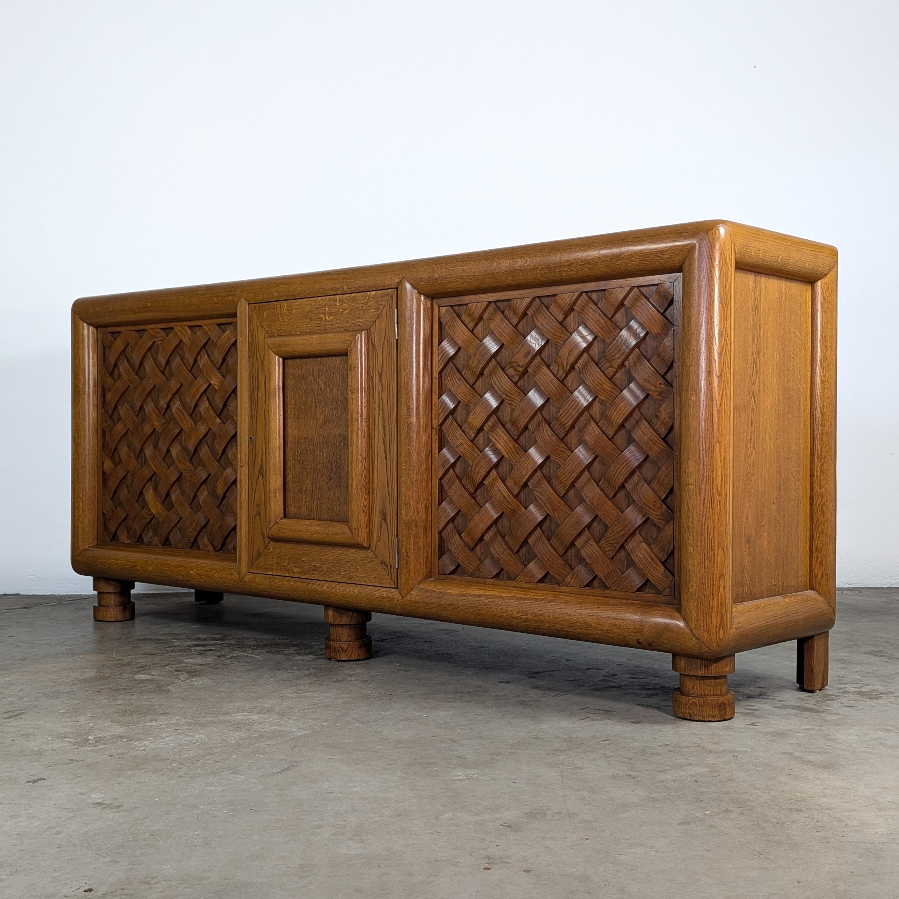 Buffet/seduta monumentale in Oak francese dei primi del Novecento in vendita 2