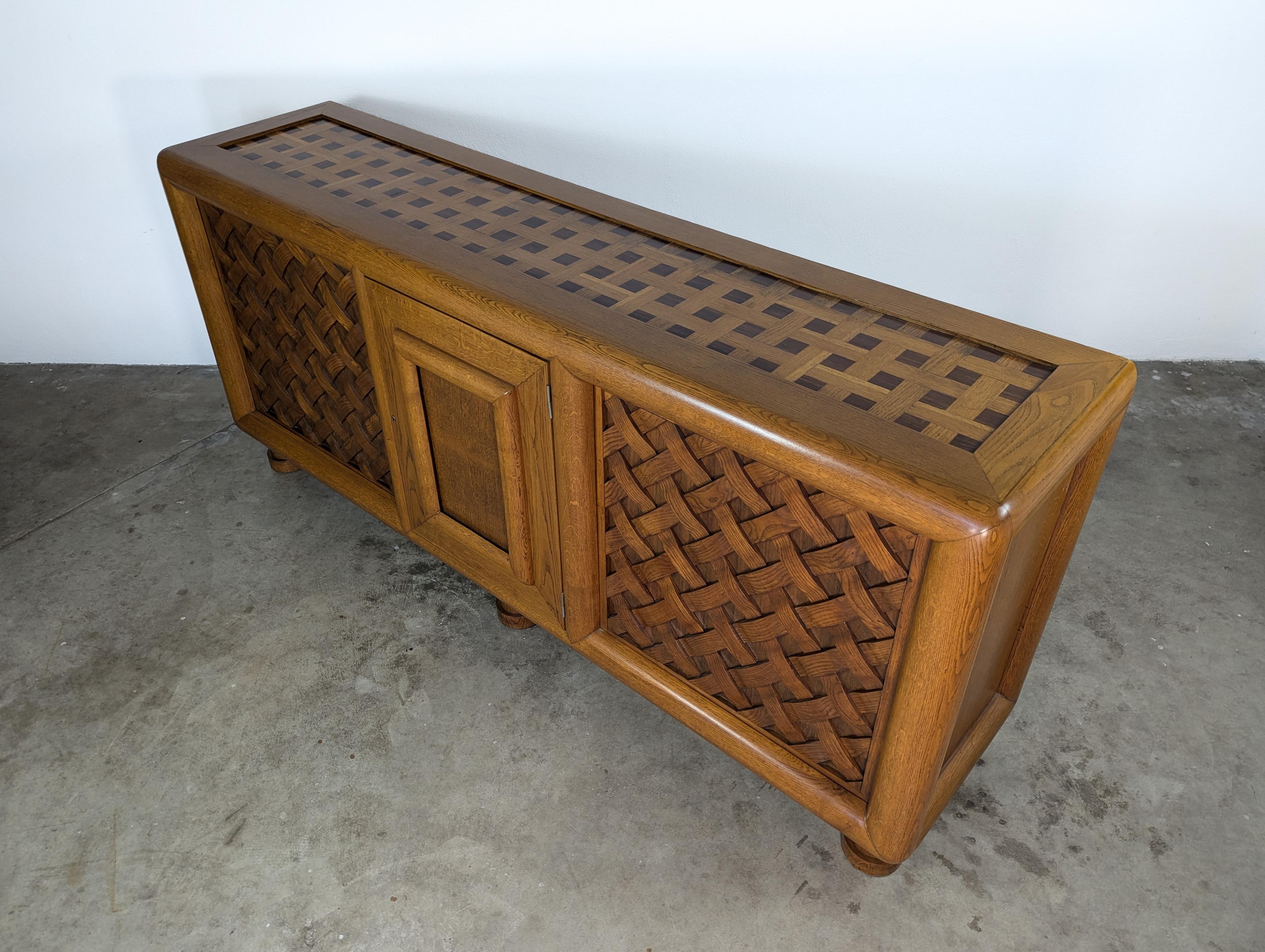 Buffet/seduta monumentale in Oak francese dei primi del Novecento in vendita 5