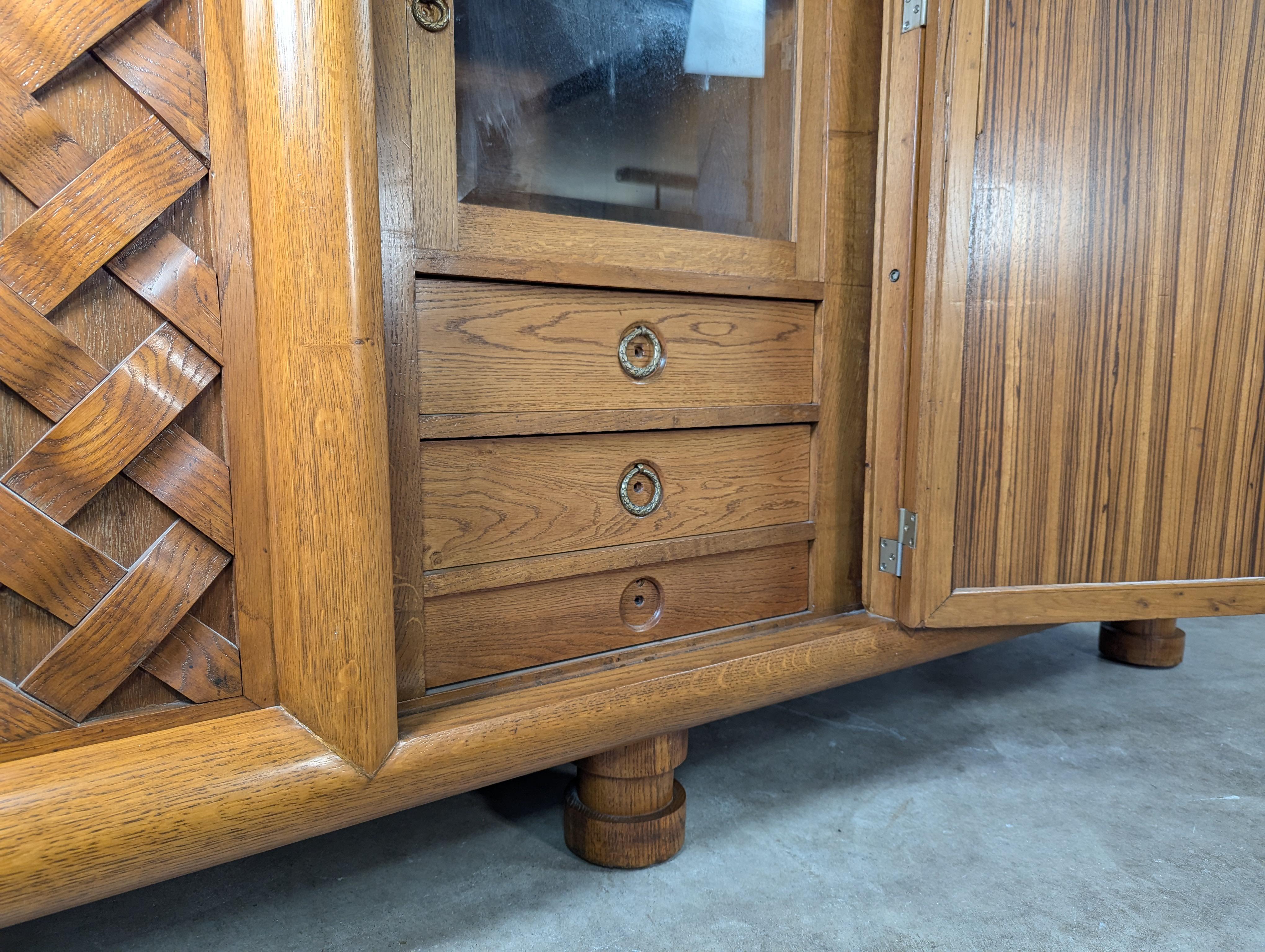 Buffet/seduta monumentale in Oak francese dei primi del Novecento in vendita 7