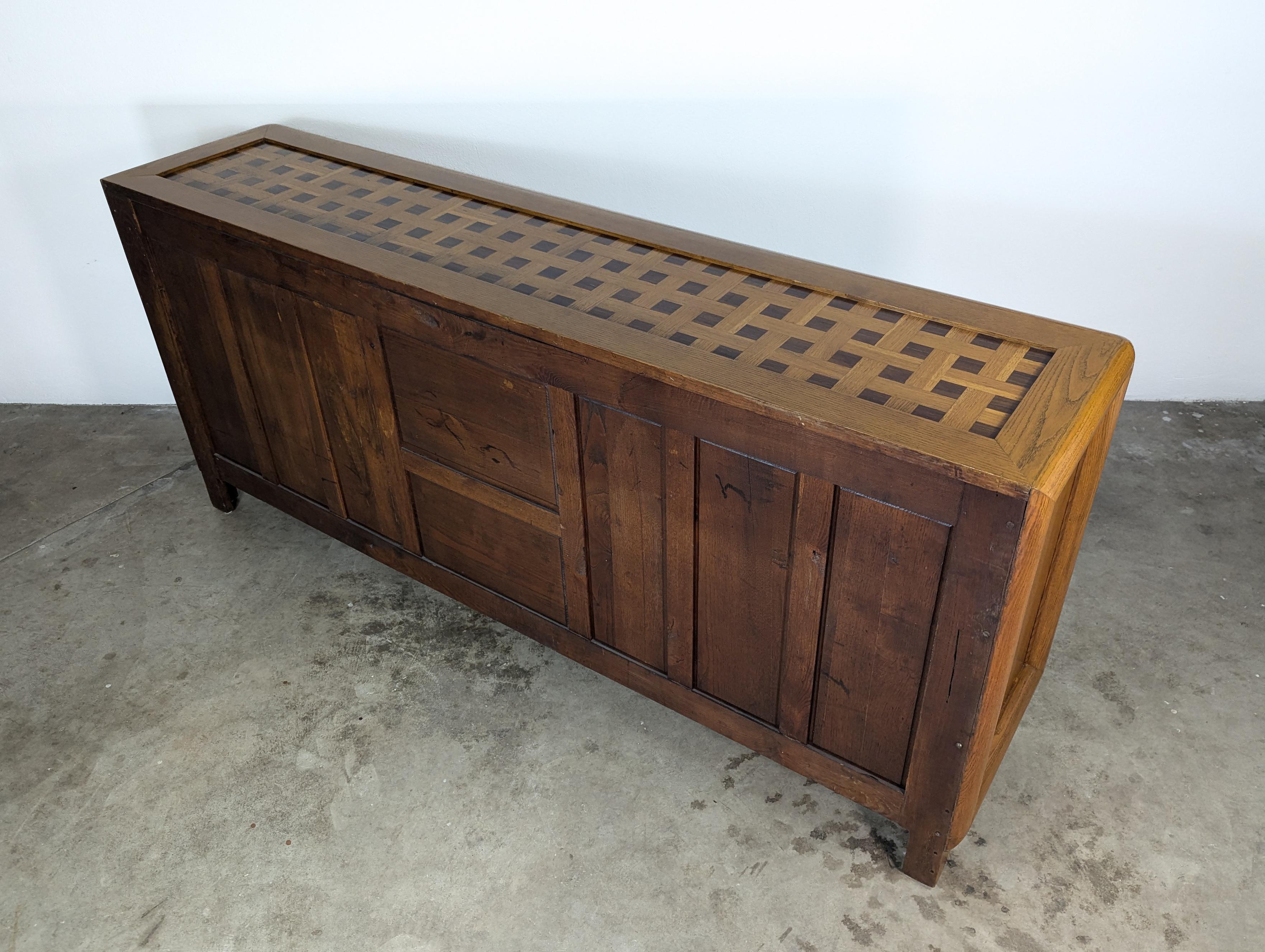 Buffet/seduta monumentale in Oak francese dei primi del Novecento in vendita 9
