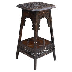 Early 20th century Moorish Syrian side table