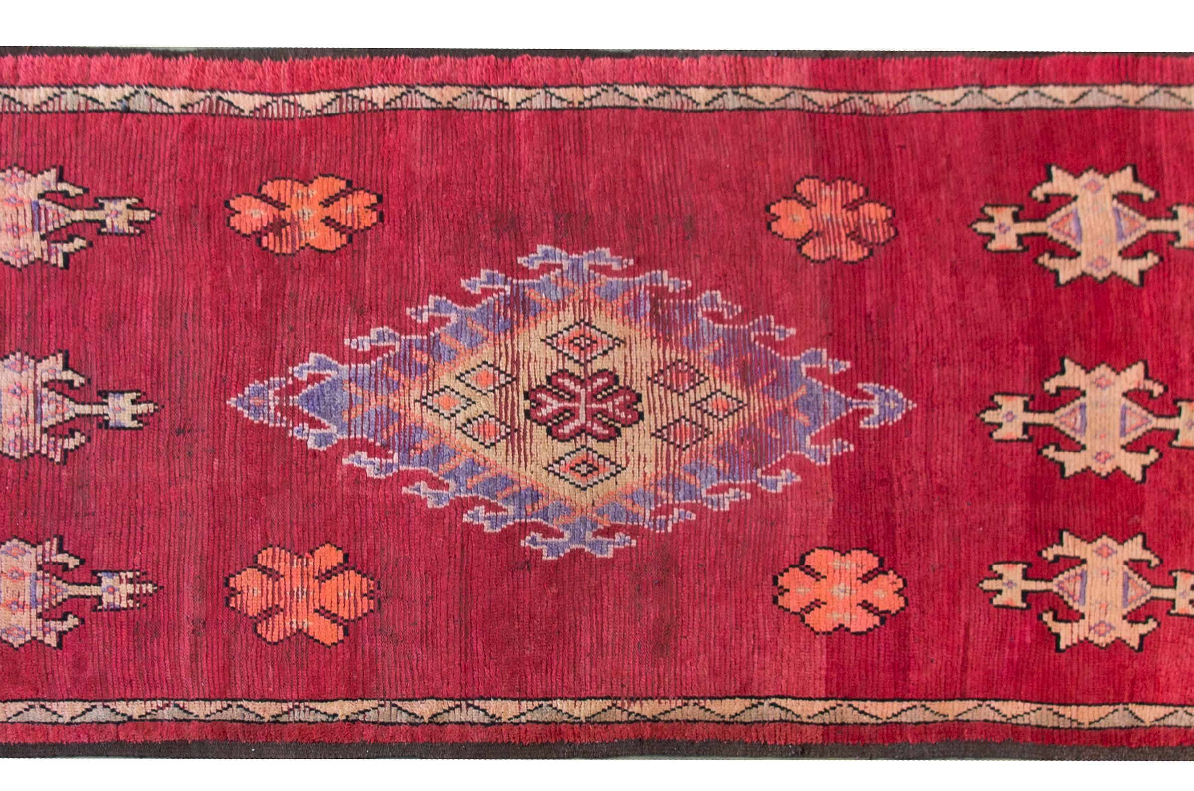 Tribal Early 20th Century Moroccan Rug For Sale