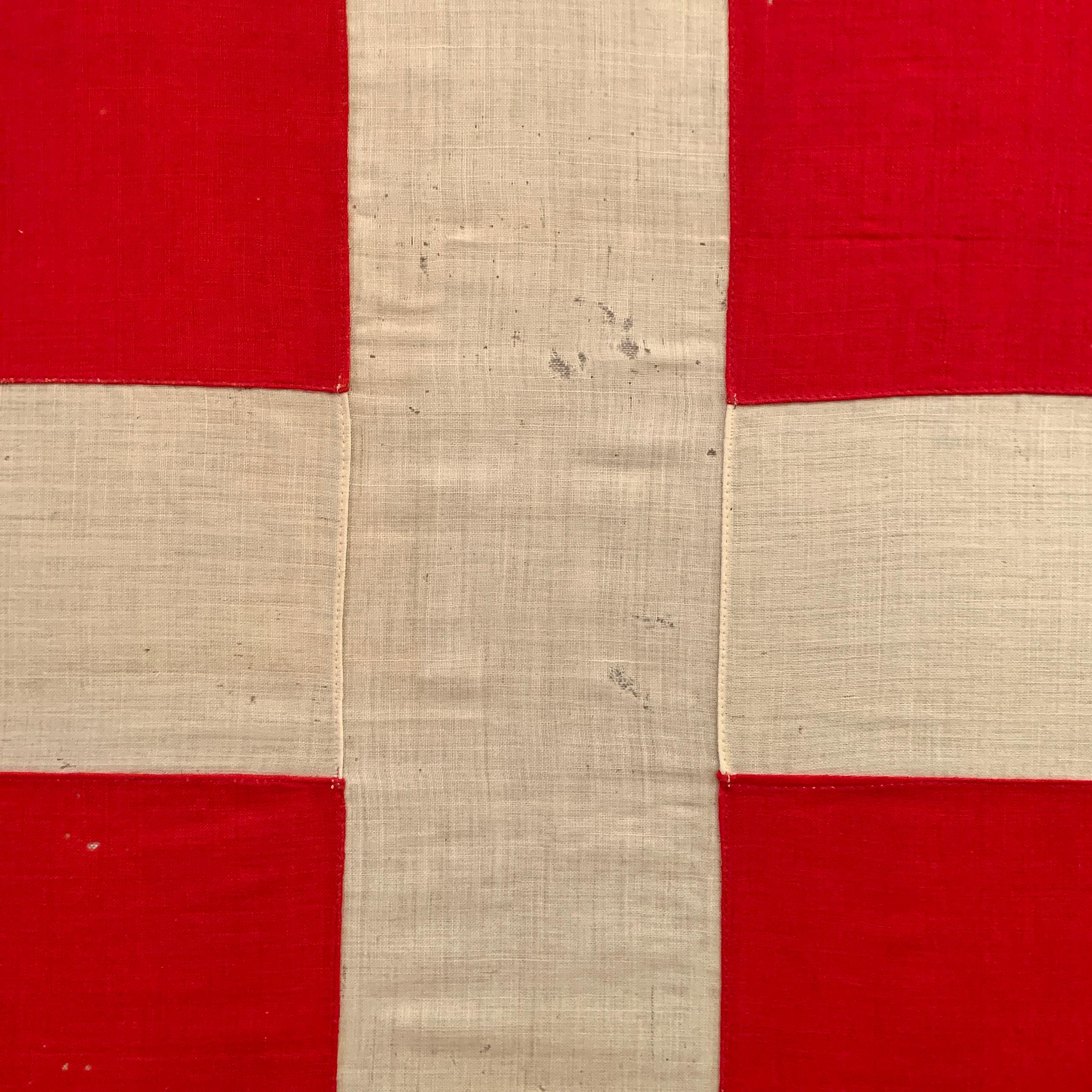 Early 20th Century Mounted Danish Flag For Sale 5