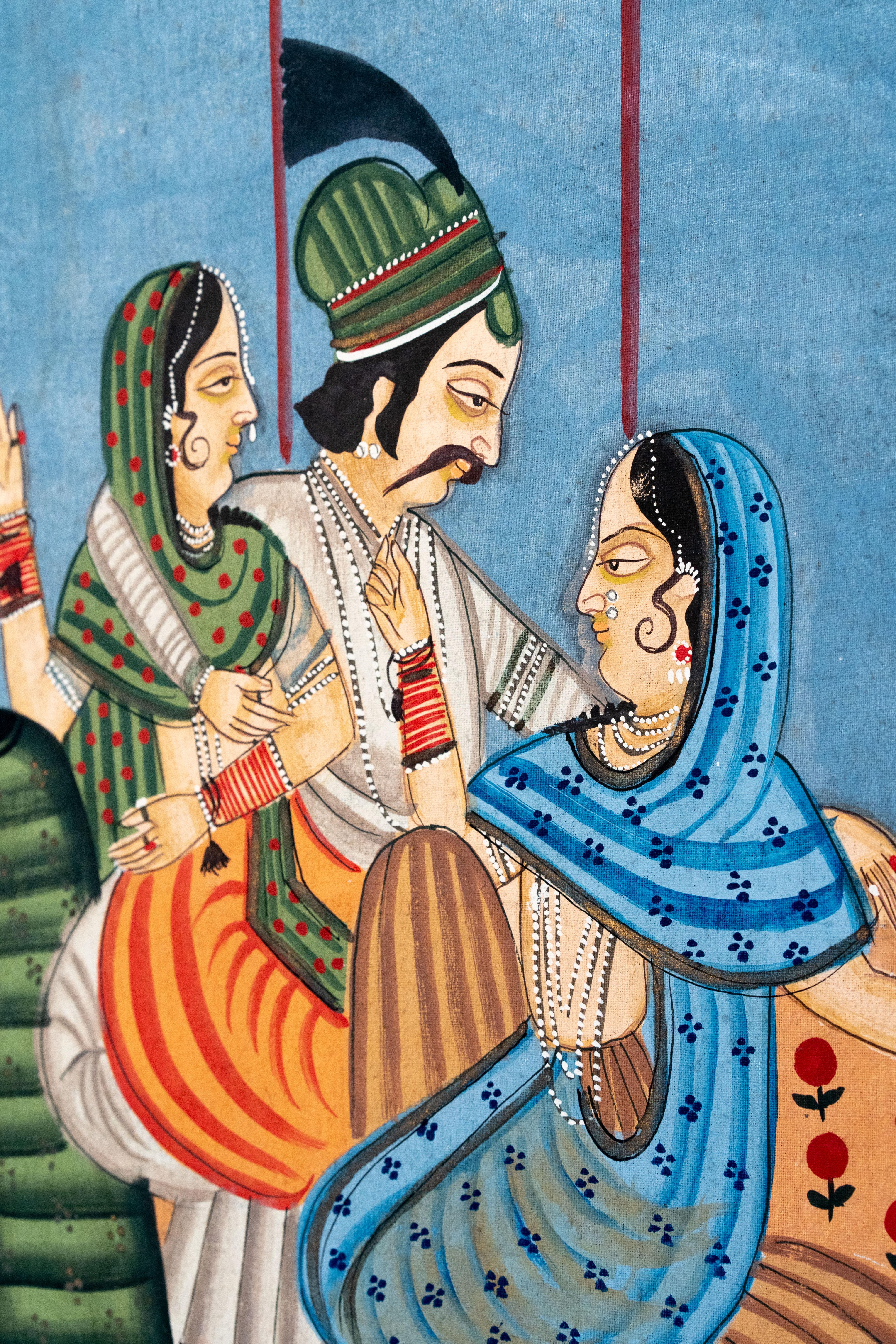 erotic mughal painting