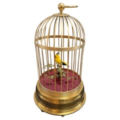 Antique Early 20th Century Musical Bird Automaton