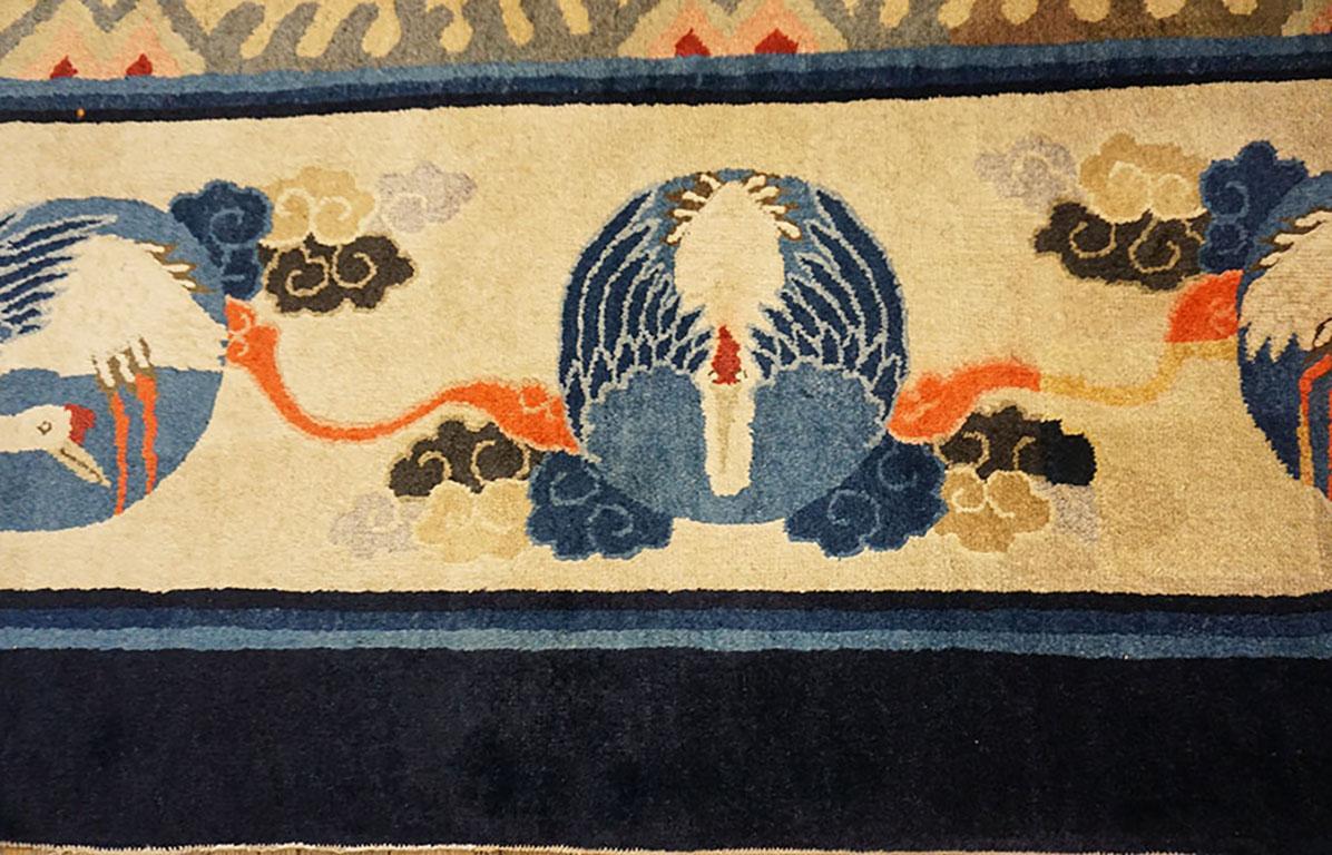 Early 20th Century N. Chinese Baotou Carpet 10'x 12' 3