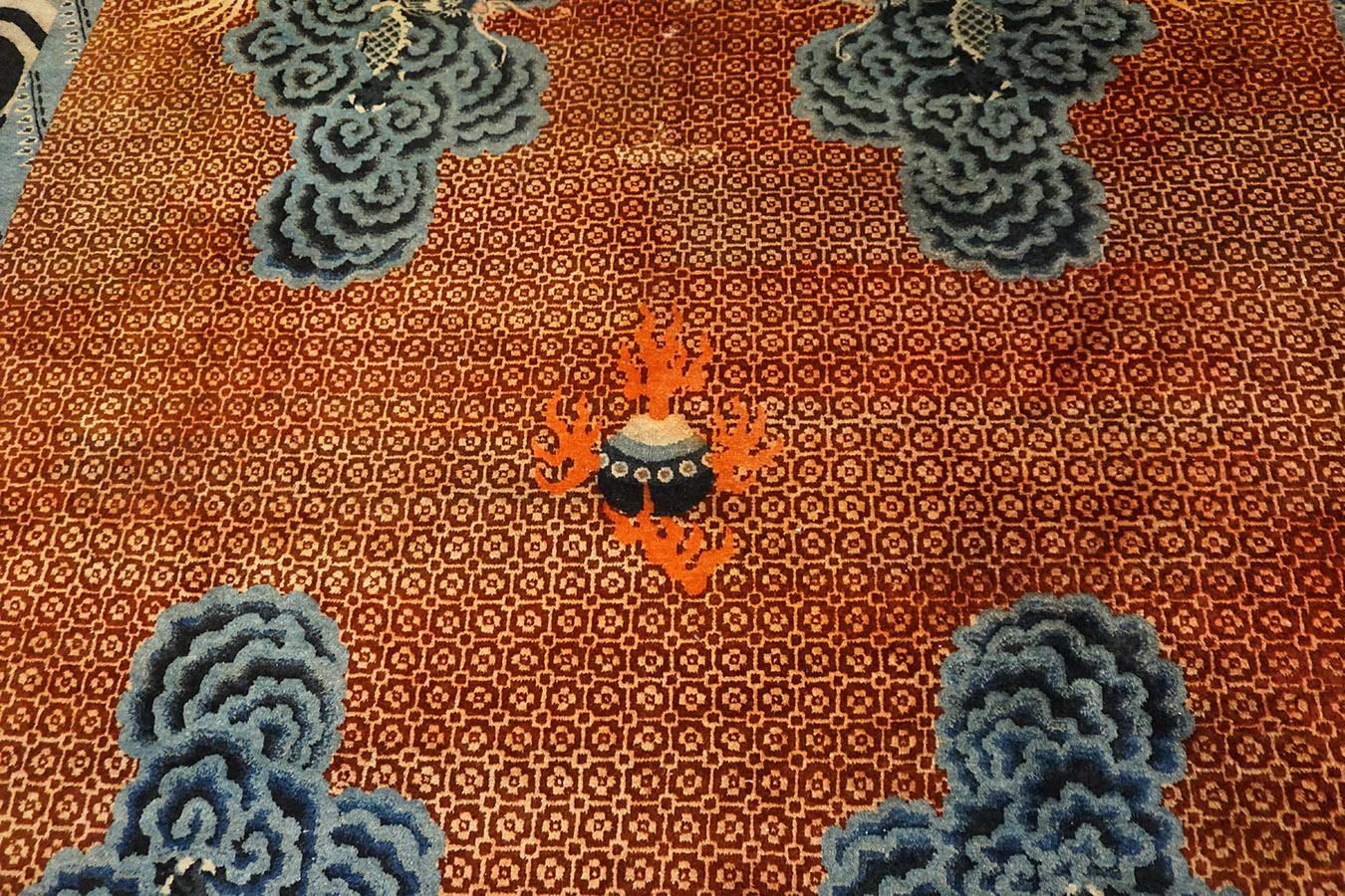 Early 20th Century N. Chinese Baotou Carpet For Sale 2