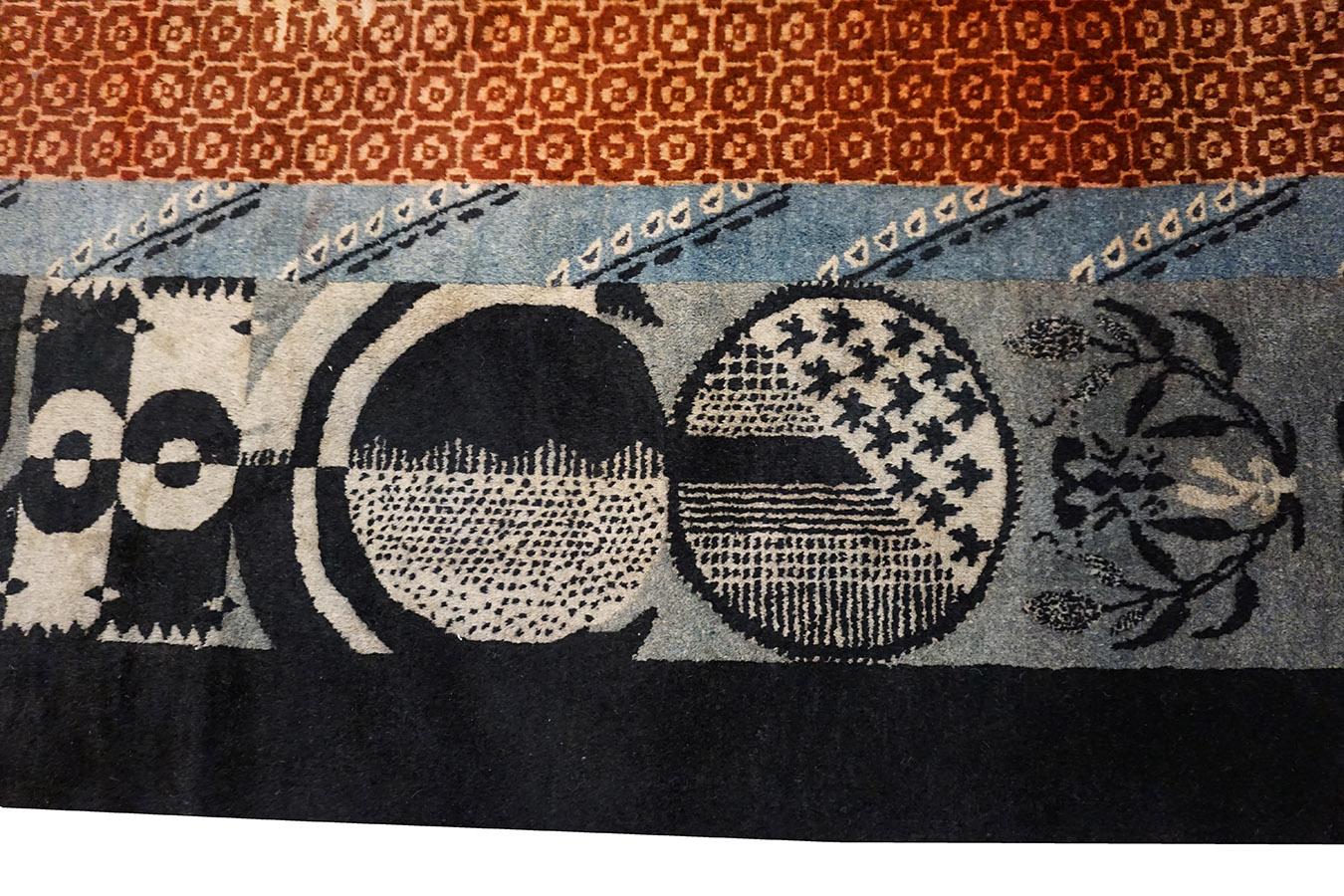 Early 20th Century N. Chinese Baotou Carpet For Sale 3