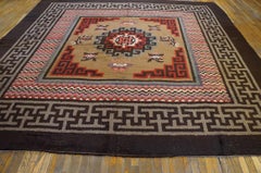 Early 20th Century N. Chinese Mongolian Carpet ( 11'10" x 12'2" - 360 x 370 )