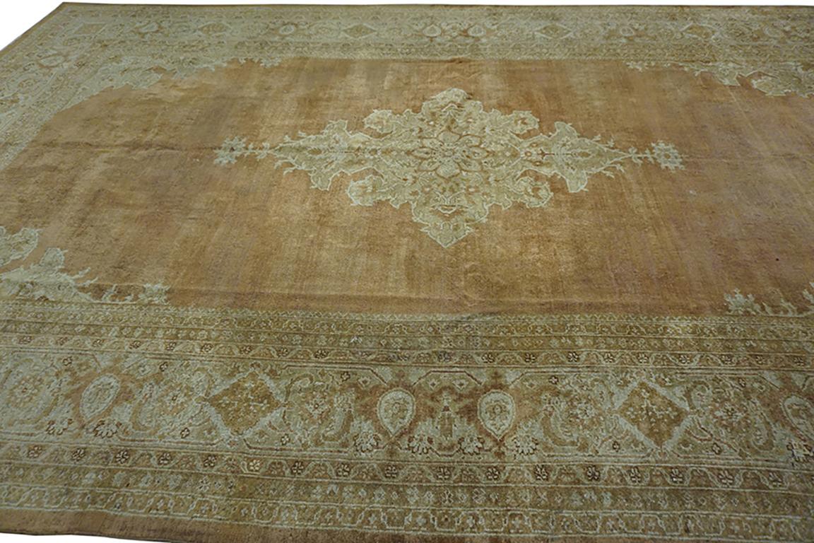 Alfombra Agra de principios del siglo XX de la India Septentrional 9' x  14' 10