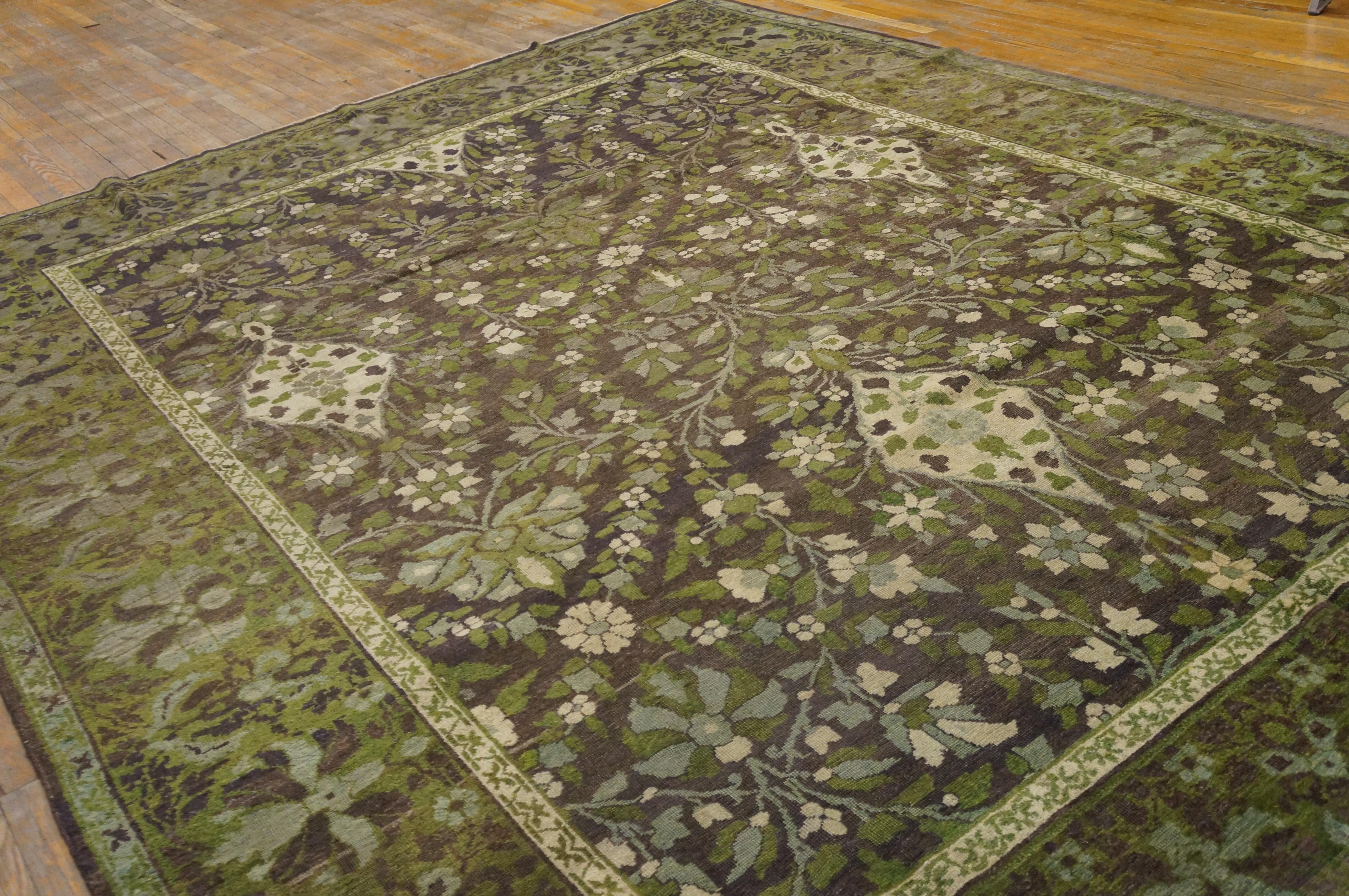 Early 20th Century N. Indian Agra Carpet ( 9'6
