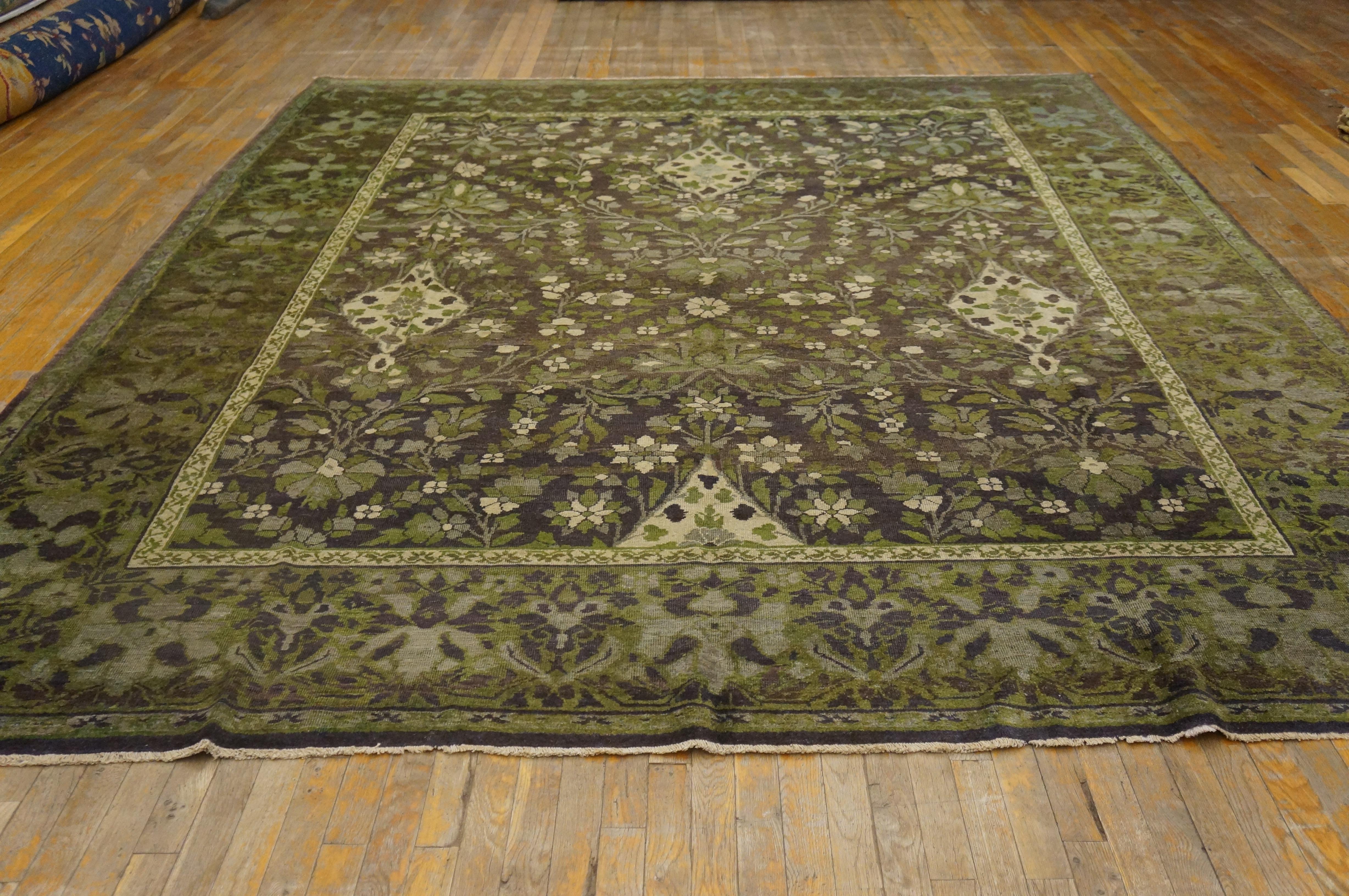 Early 20th Century N. Indian Agra Carpet ( 9'6