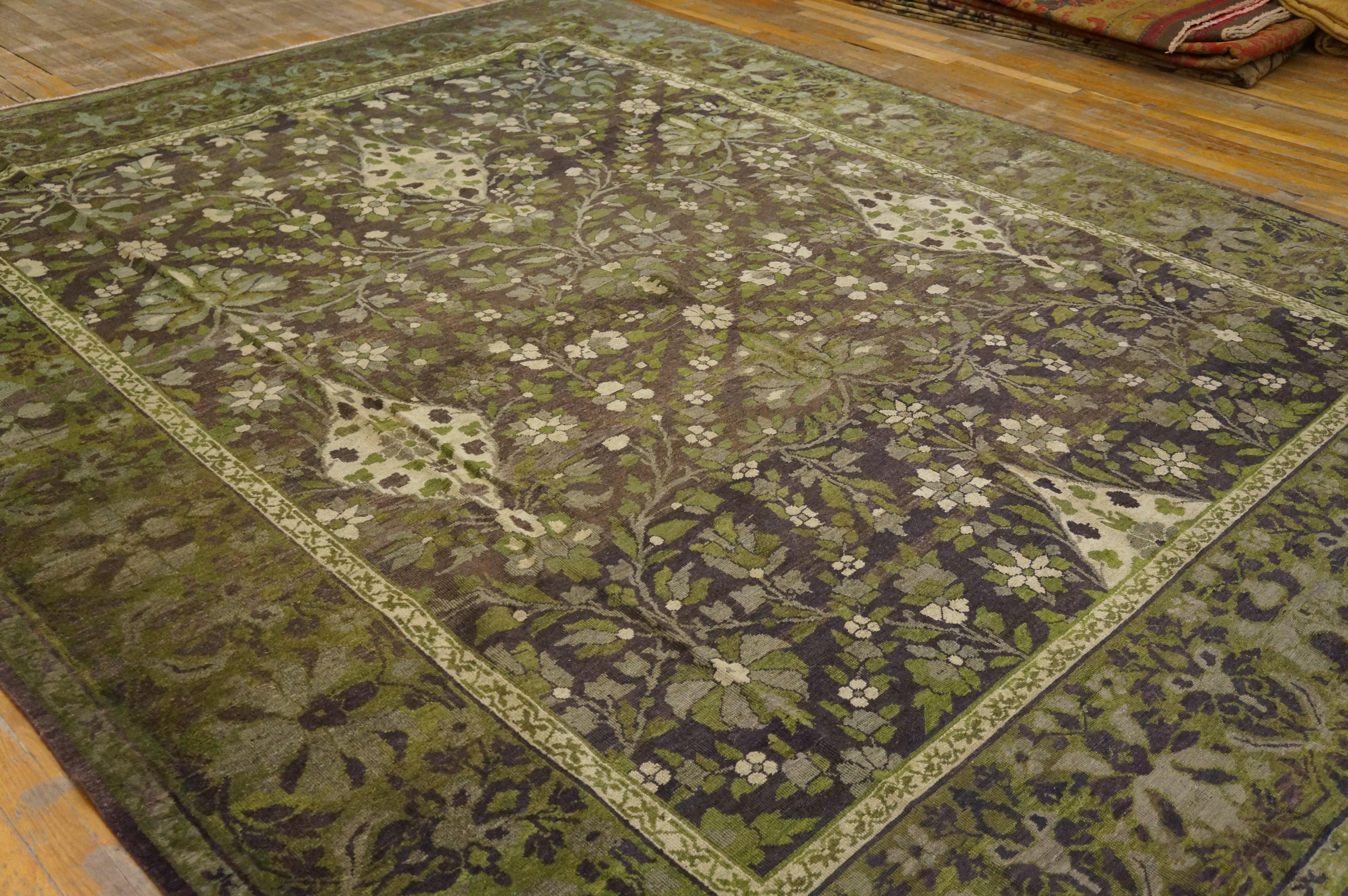 Early 20th Century N. Indian Agra Carpet ( 9'6